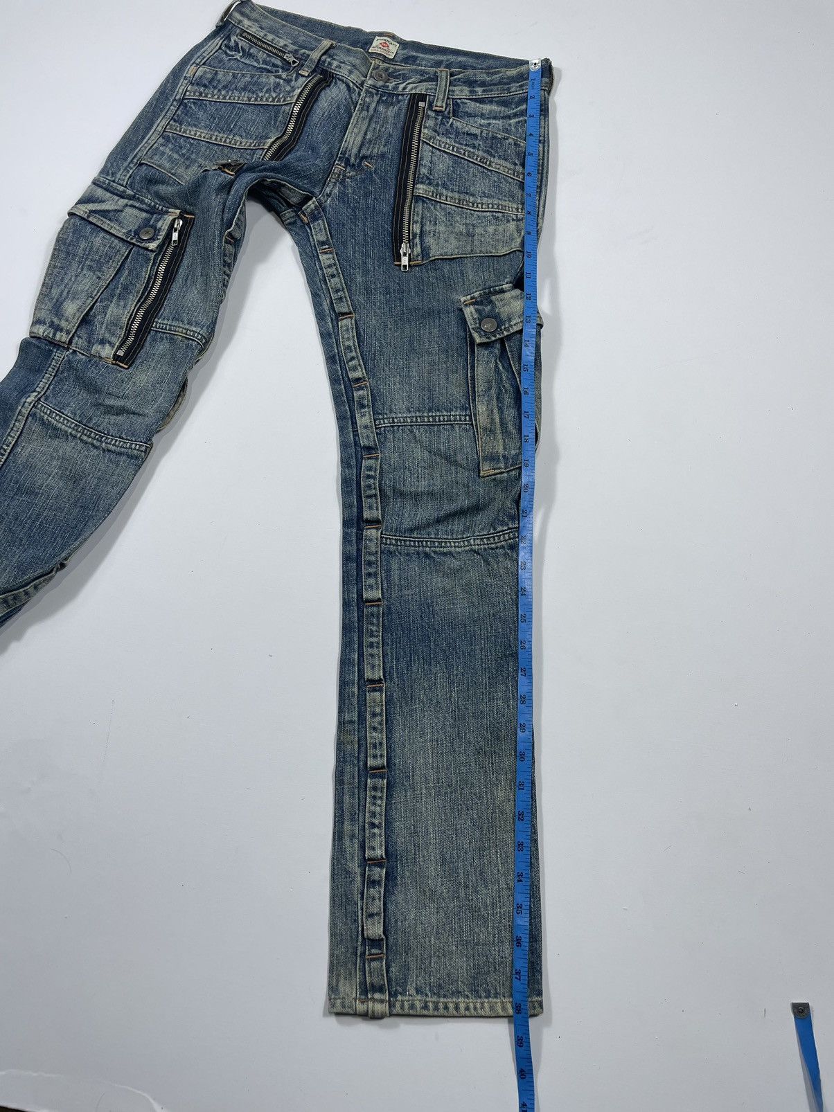 Beauty Beast × Japanese Brand Alternative Multi zipper cargo Pants punk style Size US 29 - 16 Thumbnail