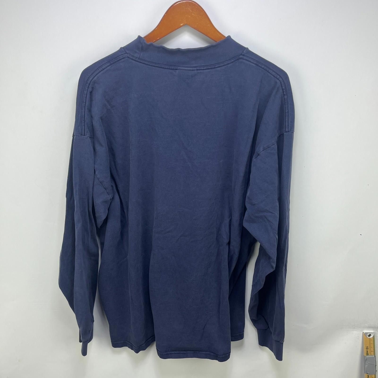 Nike Vintage Nike Swoosh Mock Neck Long Sleeve Shirt 2XL Size US XXL / EU 58 / 5 - 8 Thumbnail