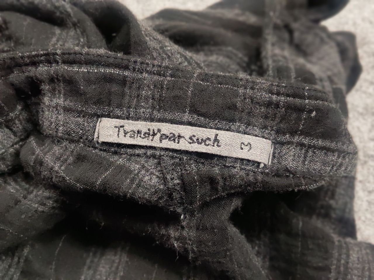 Transit Transit Par Such Classic trousers striped Black Pants Size 34" / US 12 / IT 48 - 14 Thumbnail