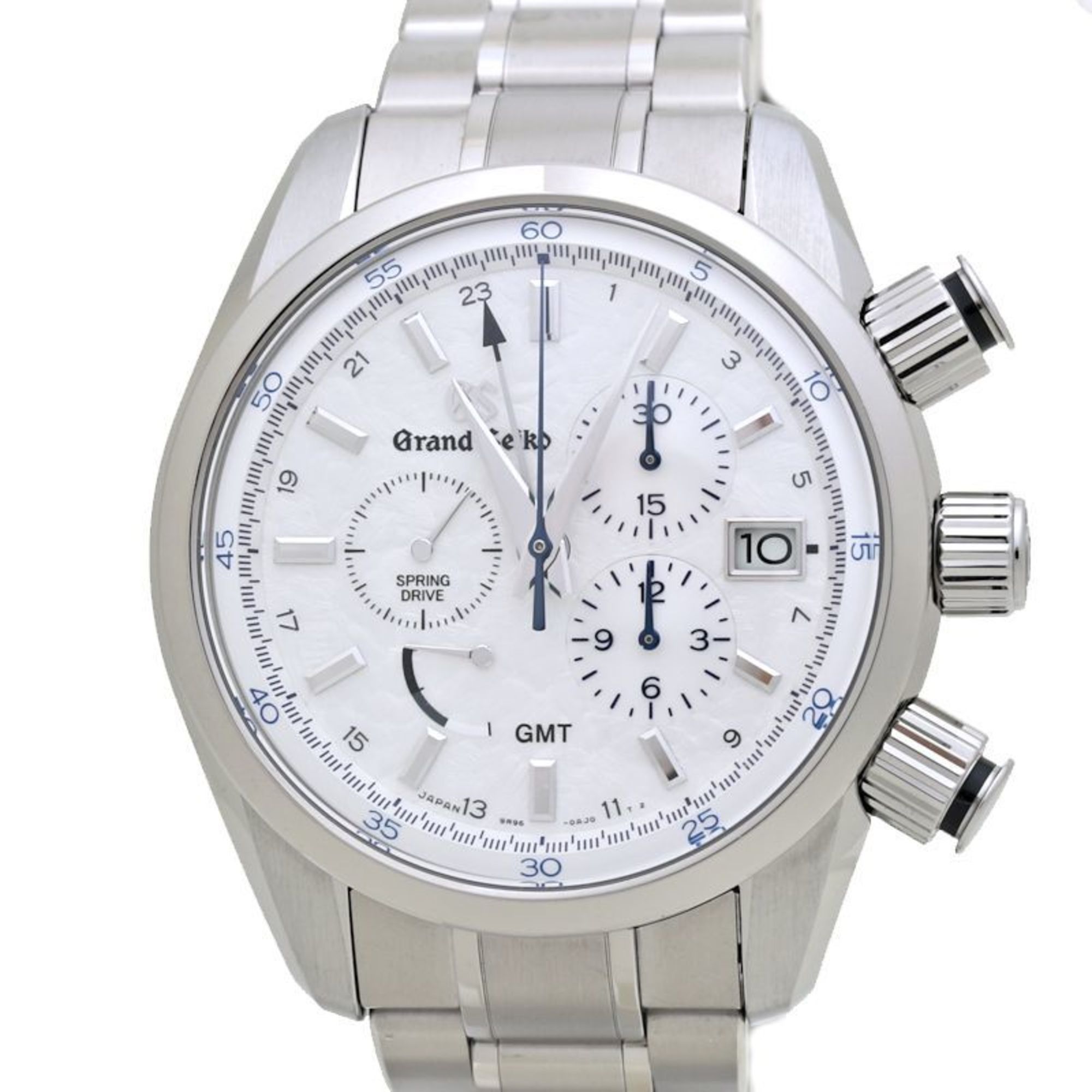 Seiko Grand Seiko Gs Sports Collection Spring Drive Gmt Sbgc247 9R96-0Ap0 Titanium Men's 39878 Watch in White