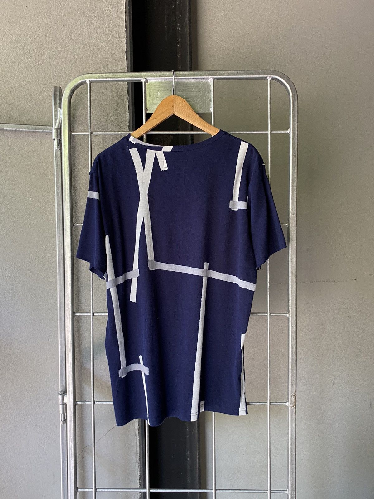 SOU SOU SOU・SOU dark blue geometric print tee Size L / US 10 / IT 46 - 2 Thumbnail