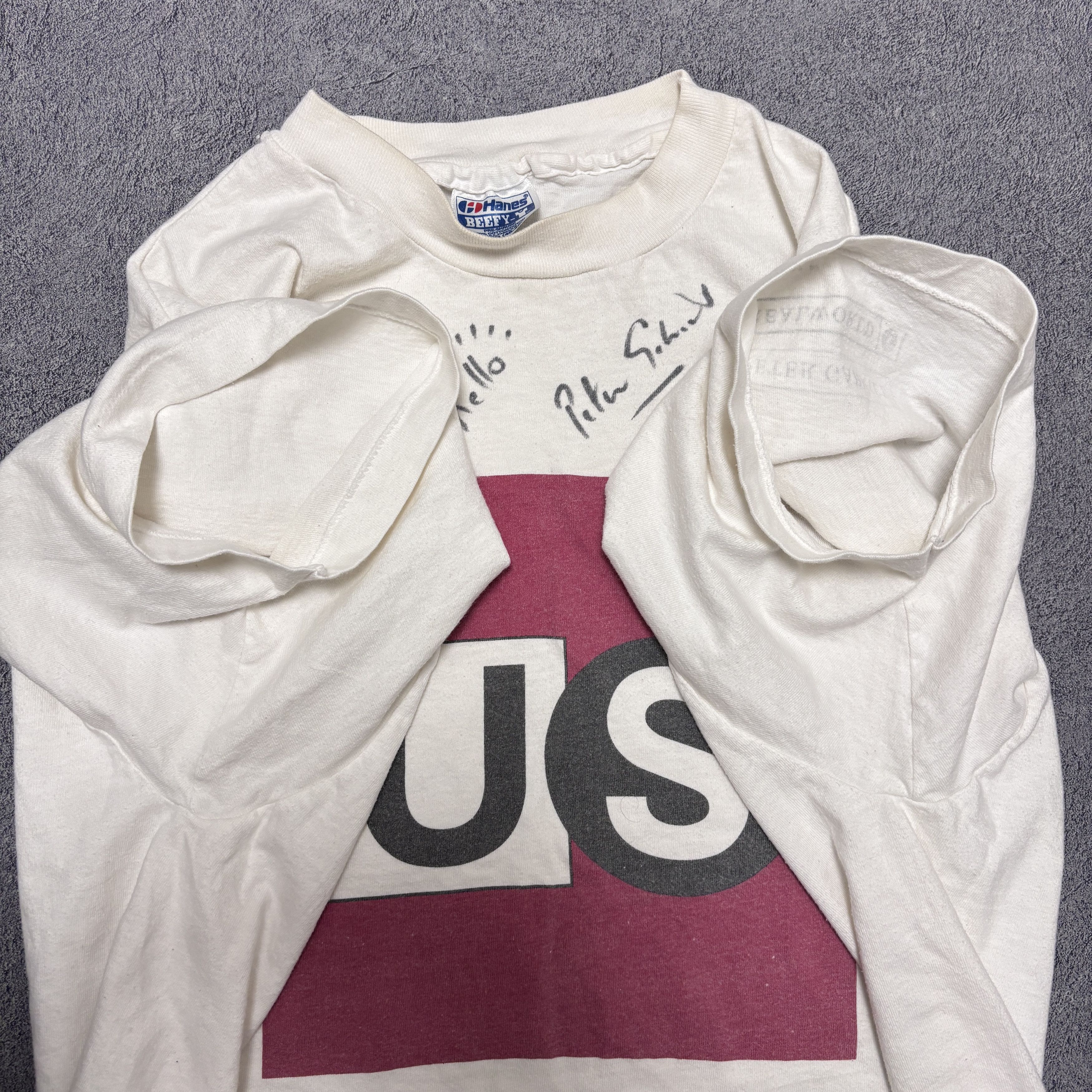 Band Tees × Vintage Vintage Peter Gabriel Shirt Single Stitch Vintage Band Tees Size US XL / EU 56 / 4 - 12 Thumbnail