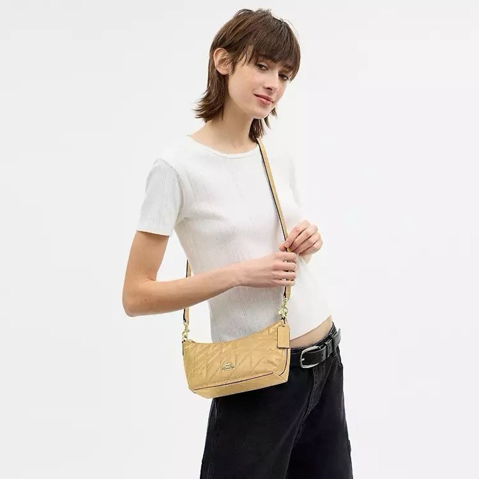 Coach NWT Coach Caitlin Shoulder Bag Quilting CDZ88 leather Size ONE SIZE - 9 Thumbnail