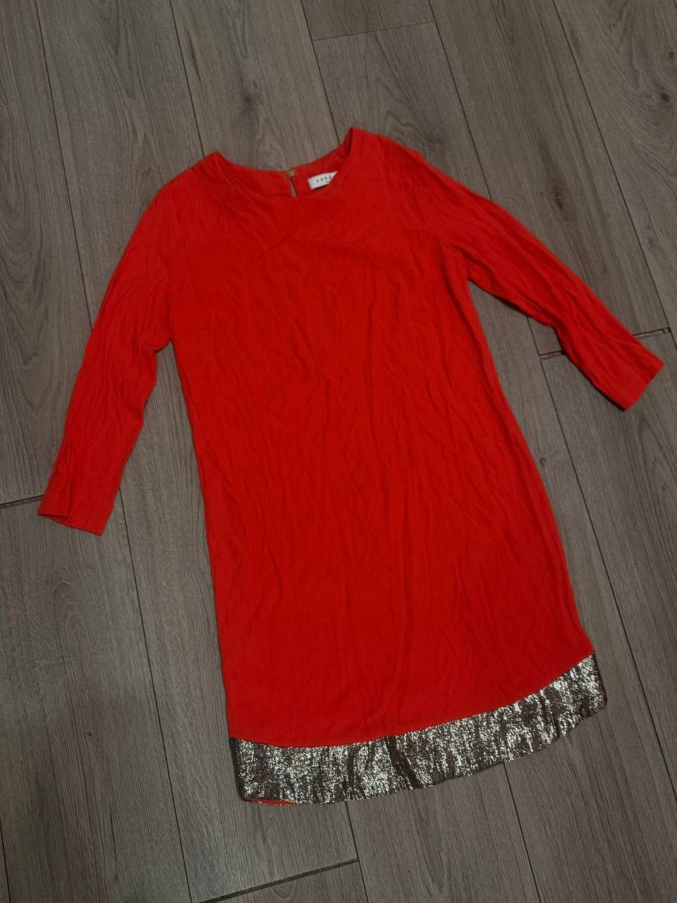 Sandro Sandro Paris Dress Womens Luxury Size M Red Size M / US 6-8 / IT 42-44 - 2 Thumbnail