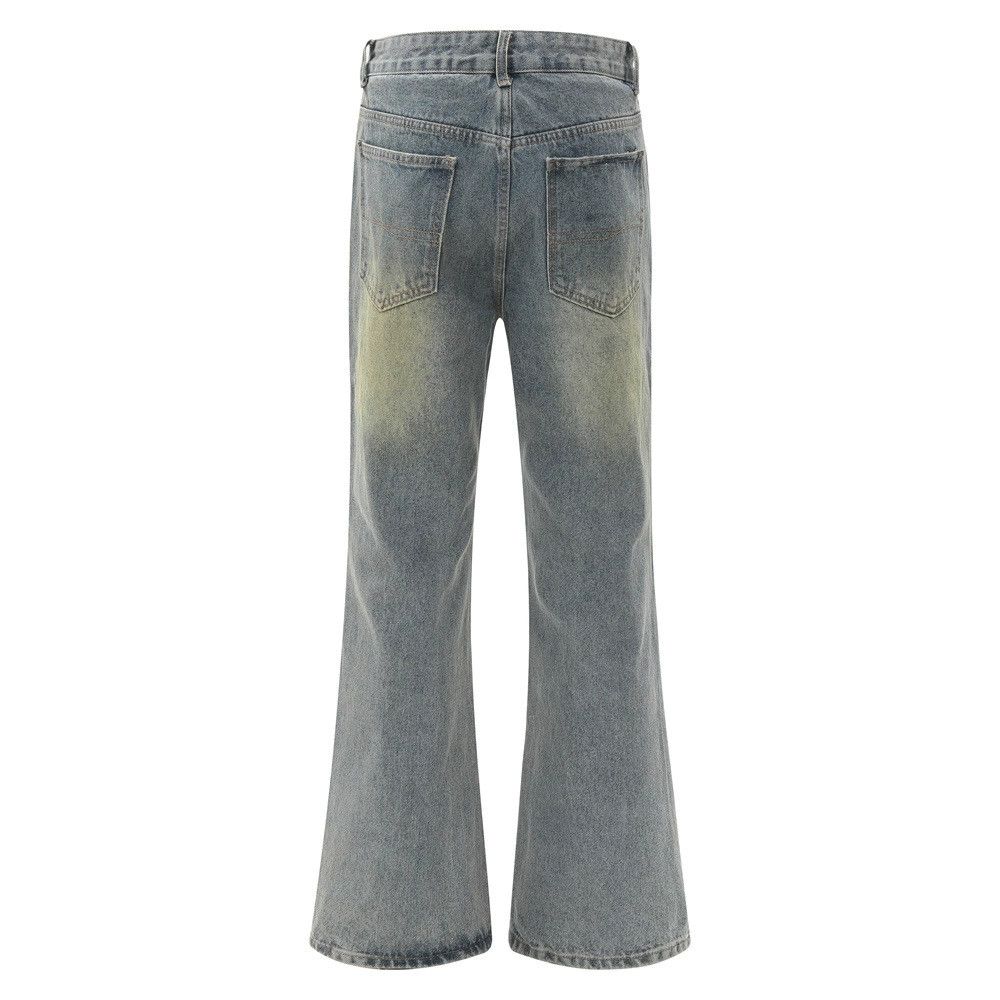 Vintage Men's street hippie washed retro flared jeans Size US 32 / EU 48 - 2 Thumbnail