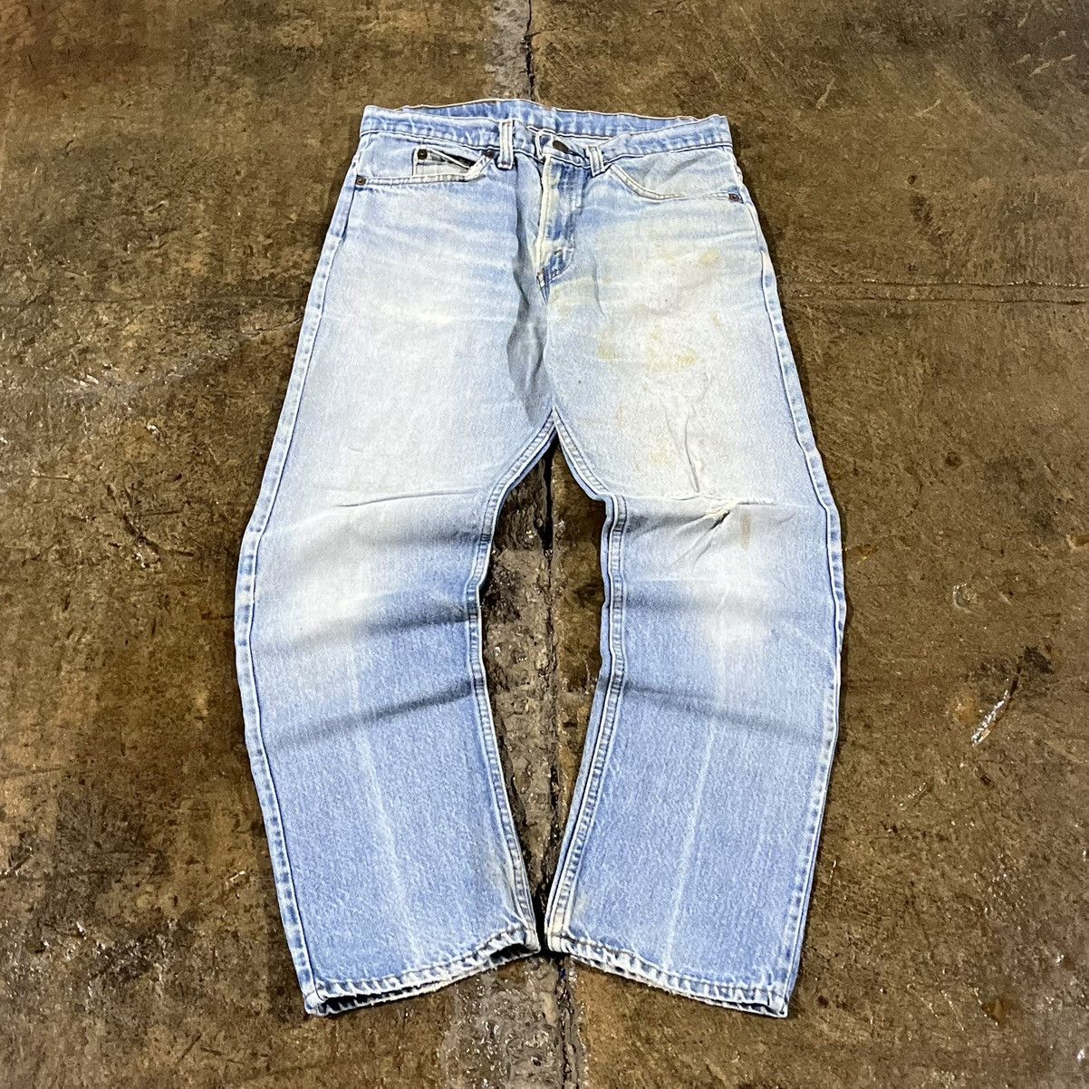 Levi's × Vintage Crazy Vintage Levi's Faded Light Wash Essential Jeans Size US 31 - 2 Thumbnail