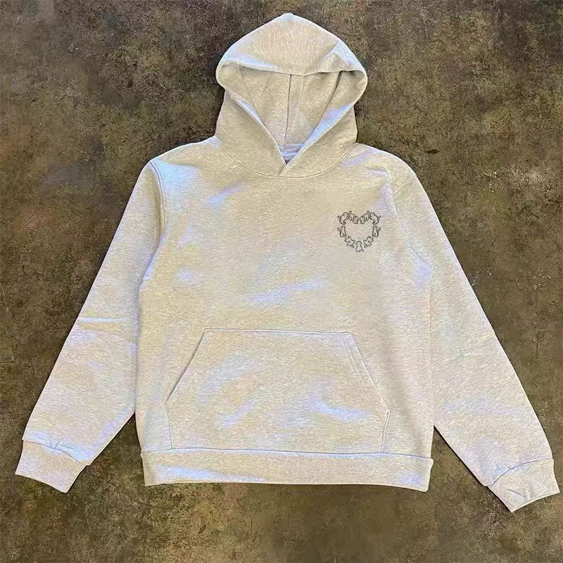 Vintage Grey washed retro cat print hoodie y2k Size US M / EU 48-50 / 2 - 2 Thumbnail
