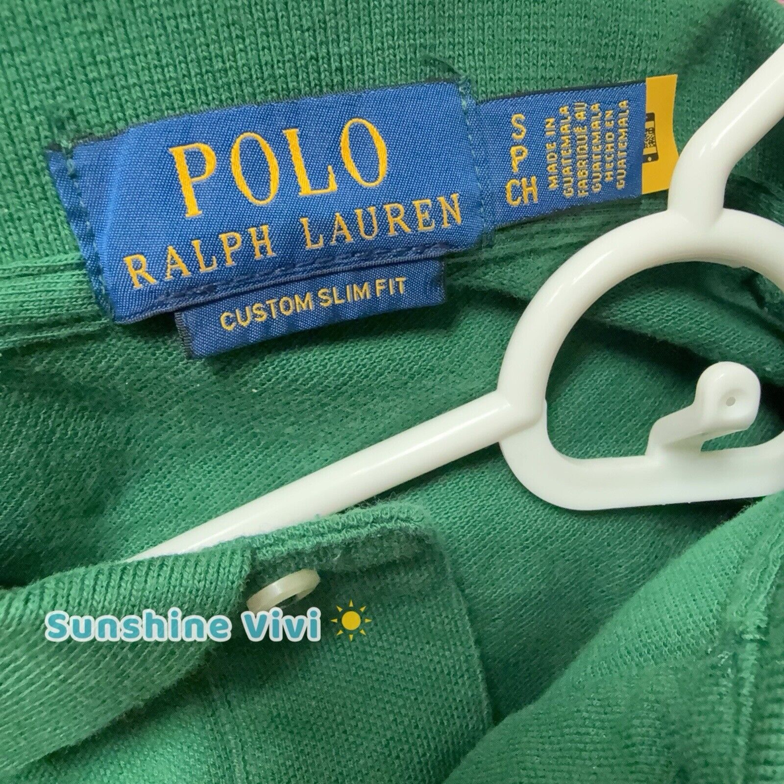 Polo Ralph Lauren NWT Polo Ralph Lauren Mesh Polo Custom Slim Fit Green Small Size US S / EU 44-46 / 1 - 7 Thumbnail