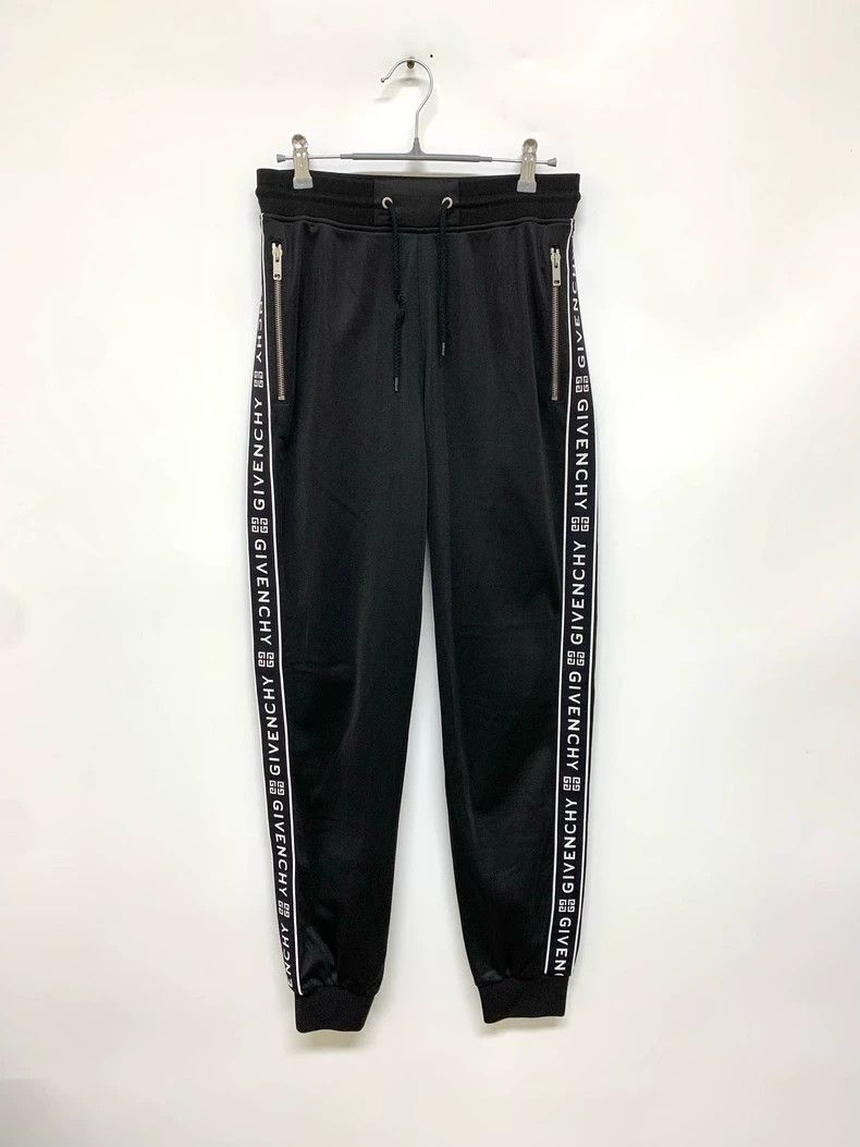 Givenchy Givenchy Classic Side Stripe Logo Pants Size US 30 / EU 46 - 1 Thumbnail