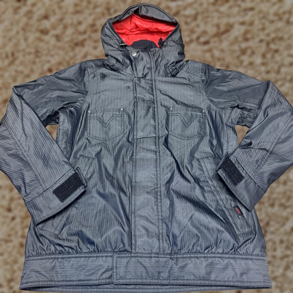 Vans Vans Womens Ski Jacket Waterproof Hooded Herringbone Insulated Skiing Winter Size S / US 4 / IT 40 - 1 Thumbnail