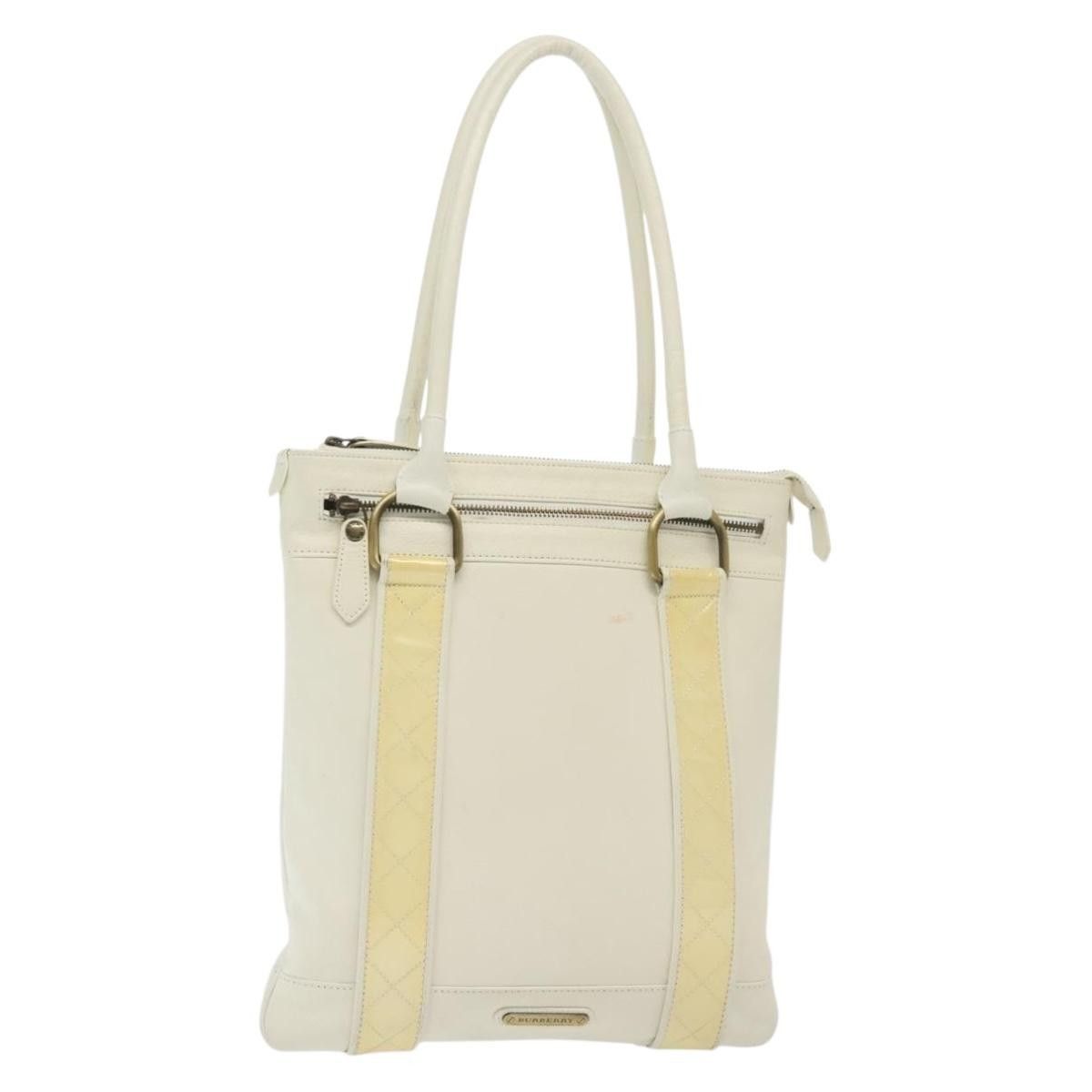 Burberry Burberry Vintage Tote Leather Size ONE SIZE - 1 Thumbnail
