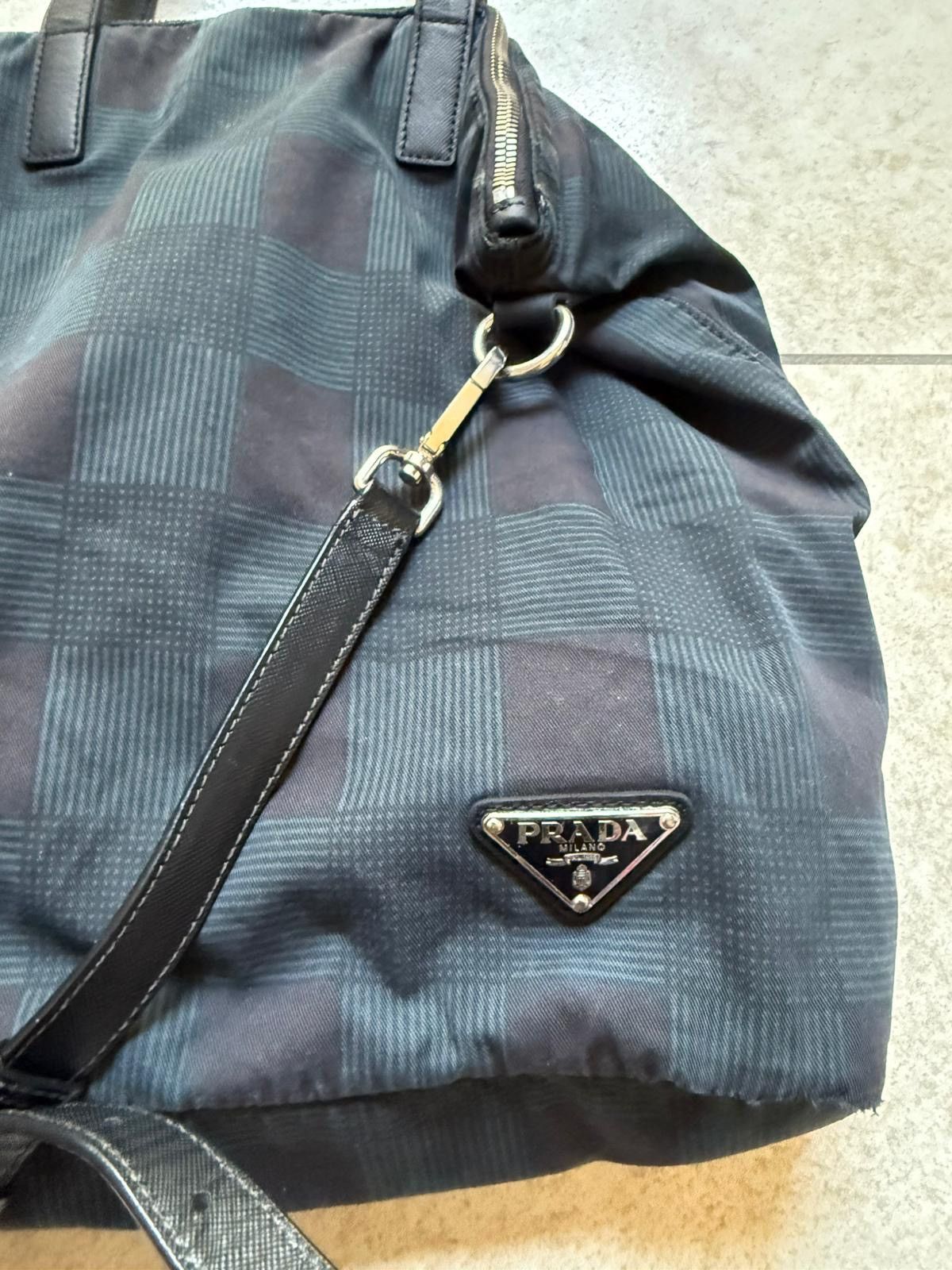 Prada Prada Chess Tote Bag Logo Size ONE SIZE - 17 Thumbnail
