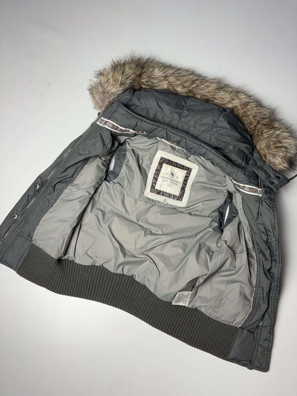 Abercrombie & Fitch × Vintage Abercrombie fitch vintage faux fur winter down vest Size M / US 6-8 / IT 42-44 - 17 Thumbnail