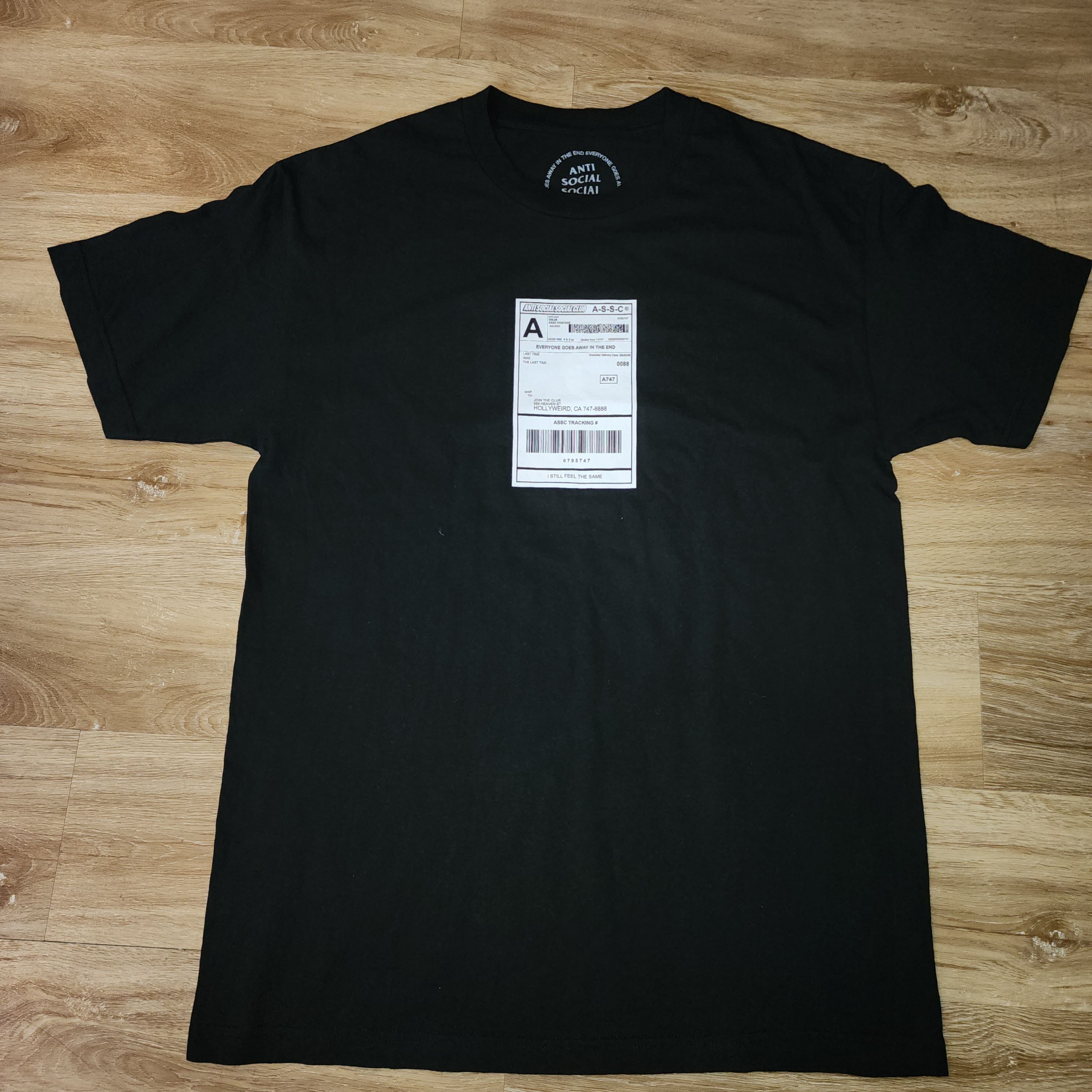 Anti Social Social Club Assc shipping label tee Size US L / EU 52-54 / 3 - 2 Thumbnail
