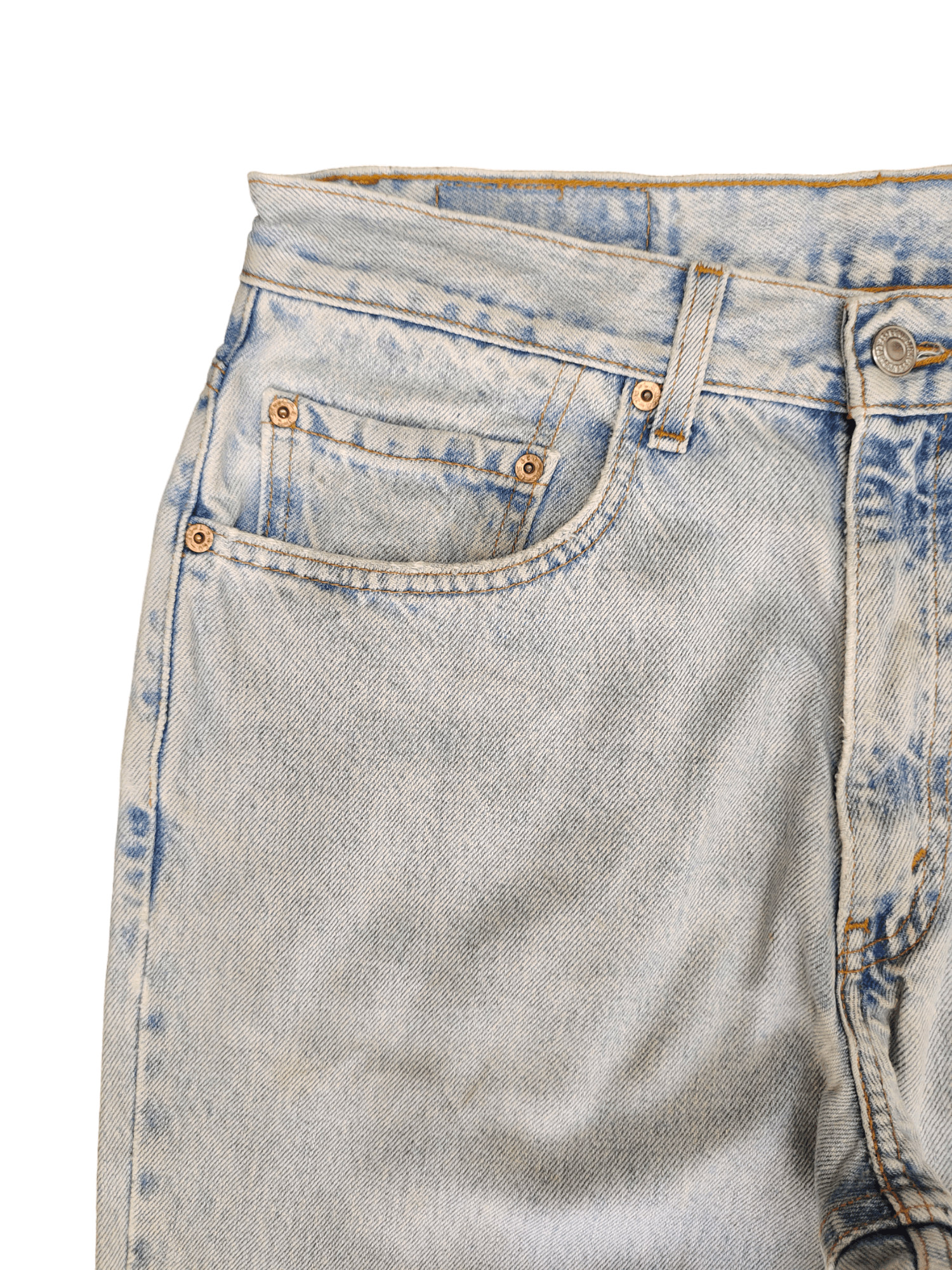 Levi's Vintage Clothing Size 32x29 Vintage Levis 550 Light Wash Jeans Relaxed Fit Size US 32 / EU 48 - 5 Thumbnail
