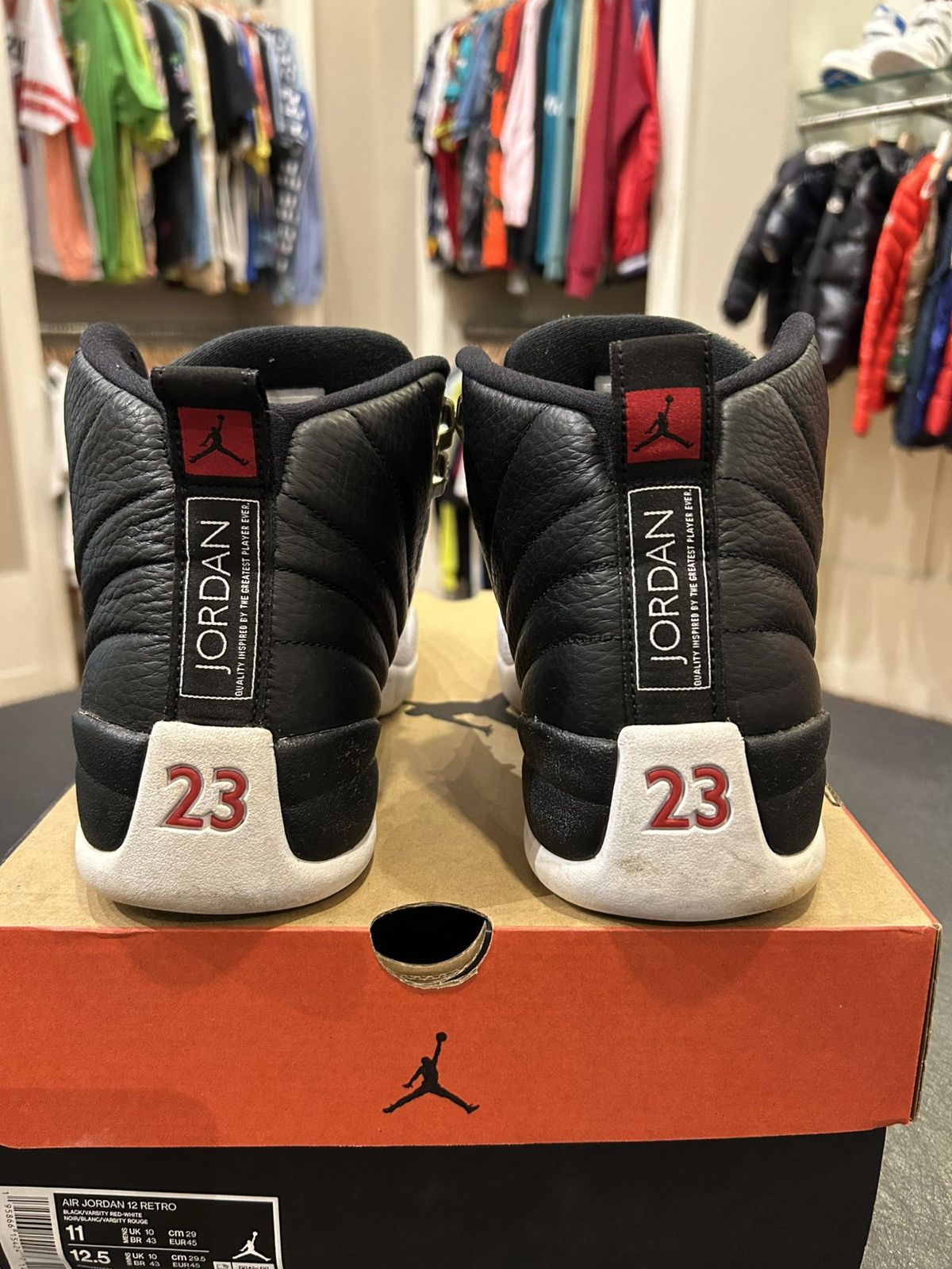 Jordan Brand Jordan 12 Retro ‘Playoffs’ Size US 11 / EU 44 - 3 Thumbnail