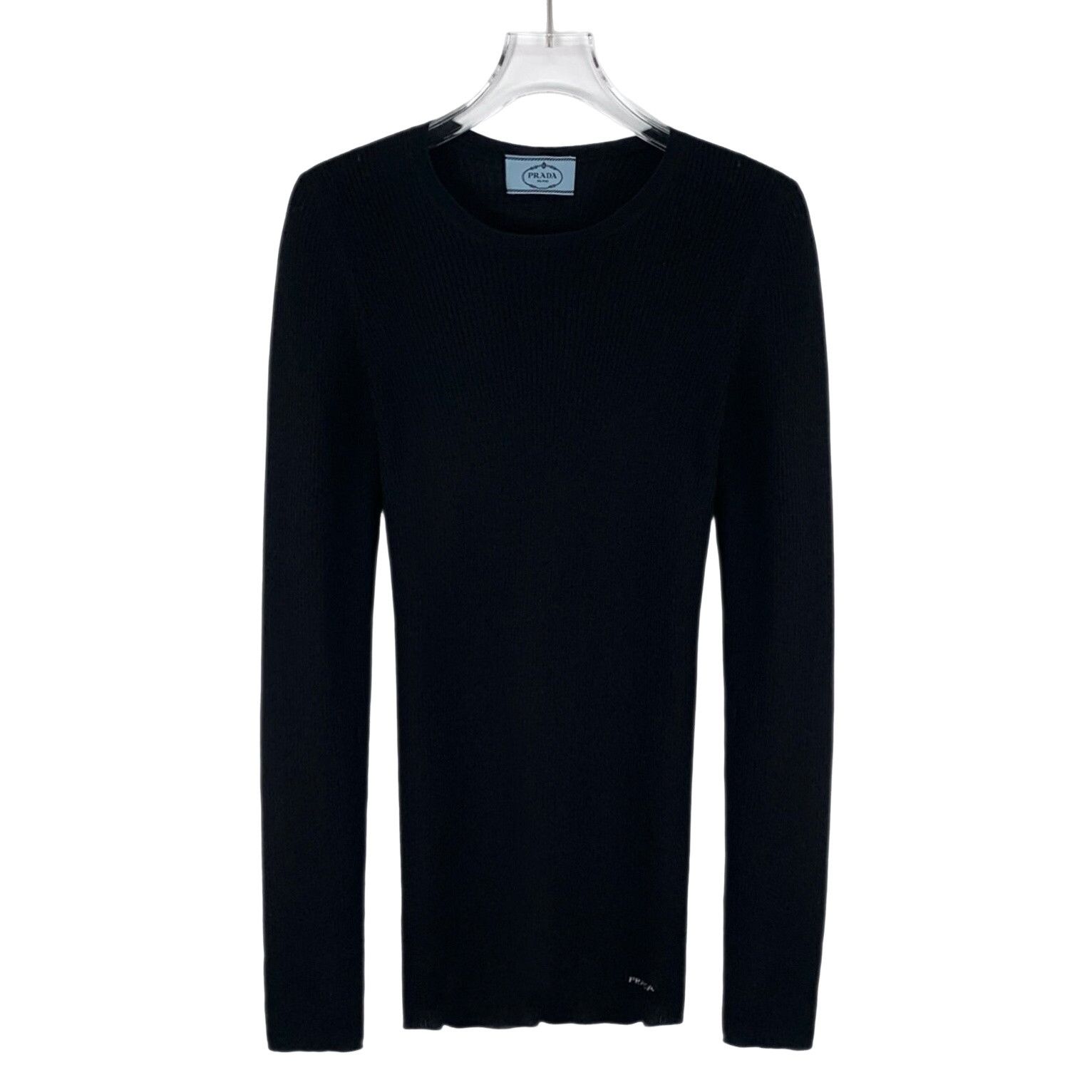 Prada Prada Logo Intarsia Wool Silk Sweater IT 40 Size S / US 4 / IT 40 - 1 Thumbnail