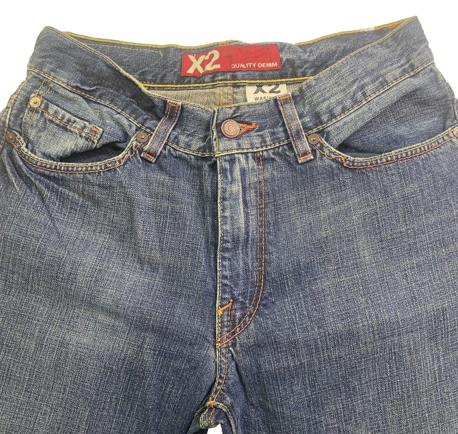 Other X2 Quality Denim Jeans Men's Size W31 L30 Blue Boot Cut Size 31" - 11 Thumbnail