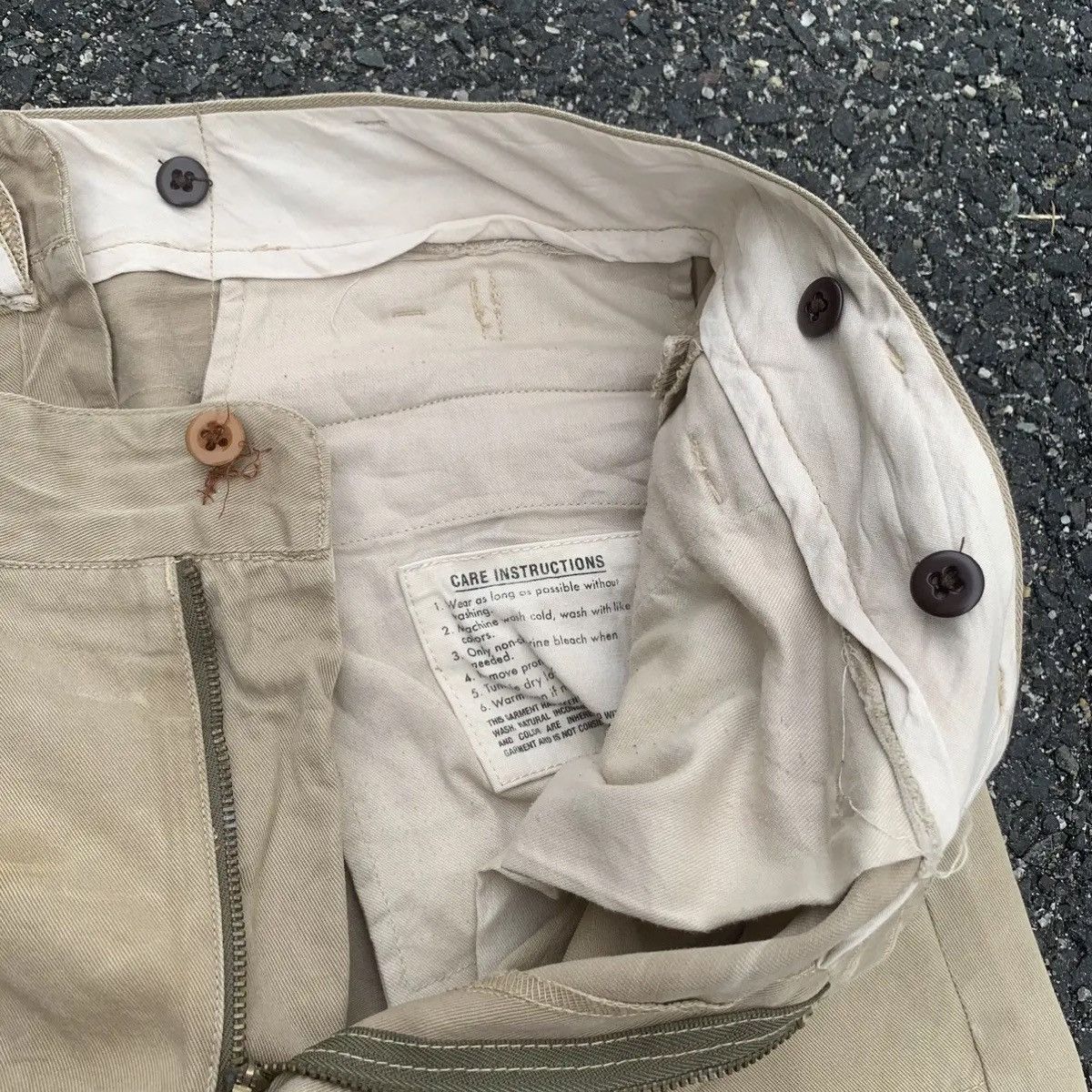 Polo Ralph Lauren RALPH LAUREN 36x33 Trousers Faded Distressed Pants Size US 36 / EU 52 - 10 Thumbnail