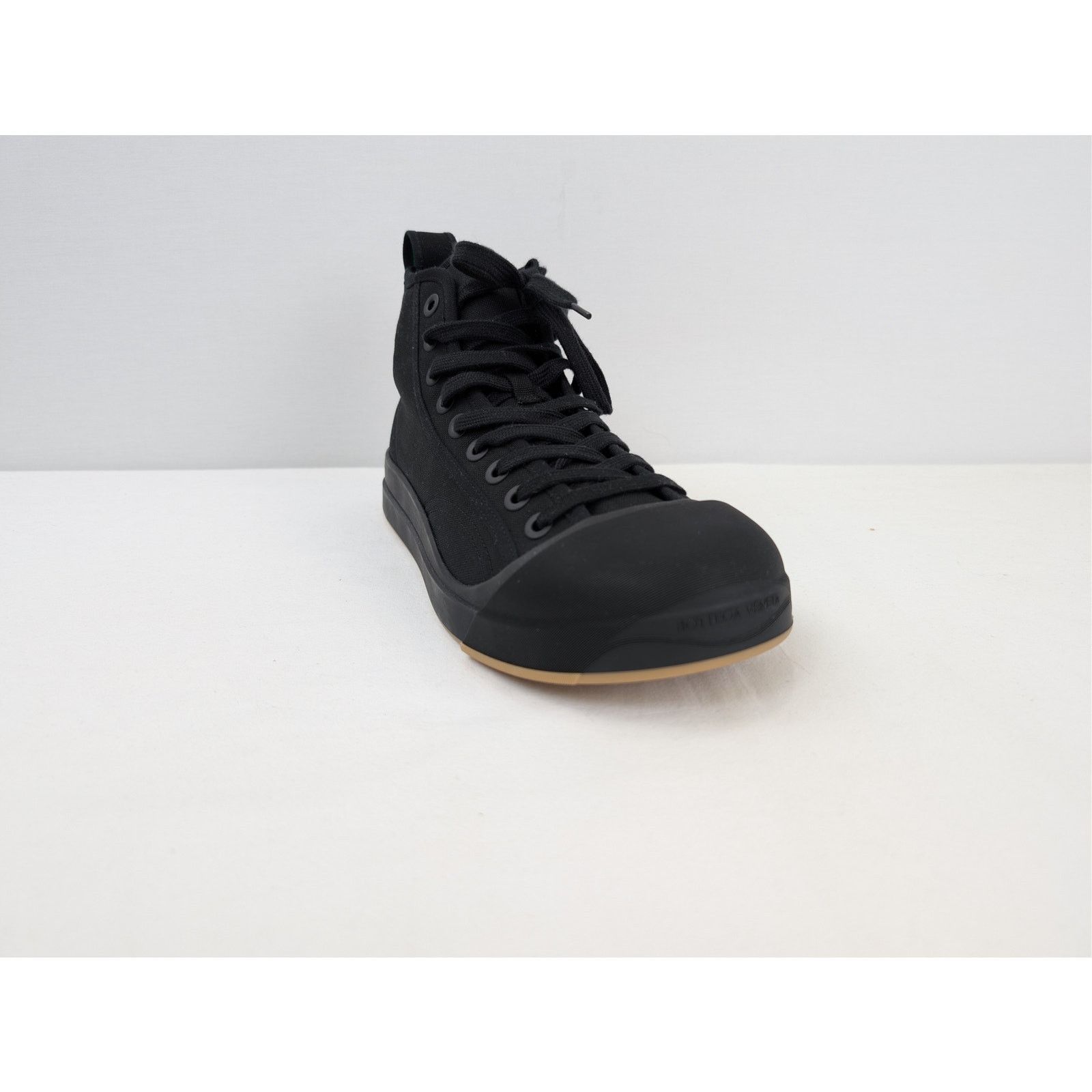 Bottega Veneta o1rshd1 Canvas Vulcan Sneaker in Black Size US 9 / EU 42 - 2 Thumbnail