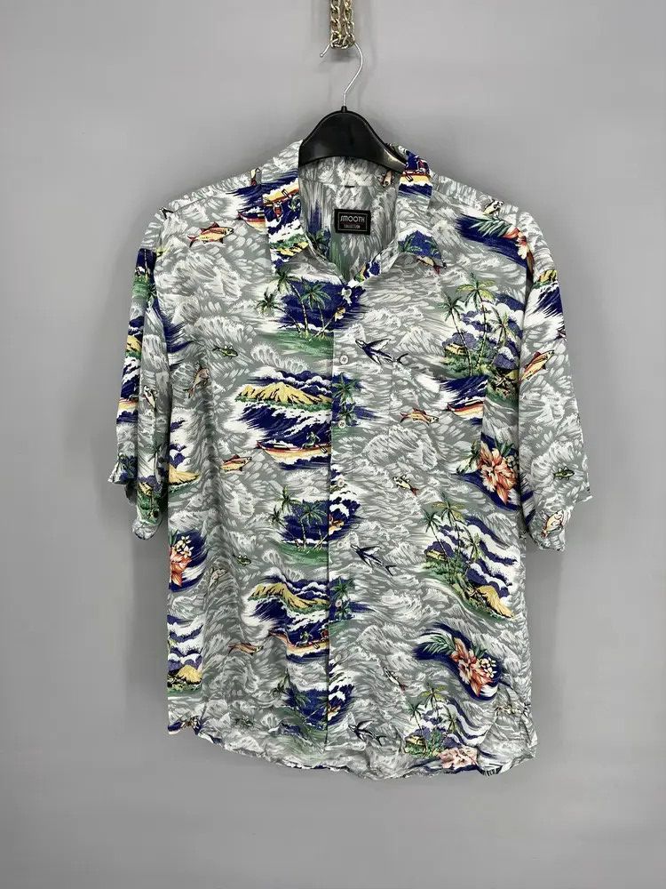 Vintage Vintage Art Streetwear Hawaiian Travis Scott style Size US XL / EU 56 / 4 - 1 Thumbnail