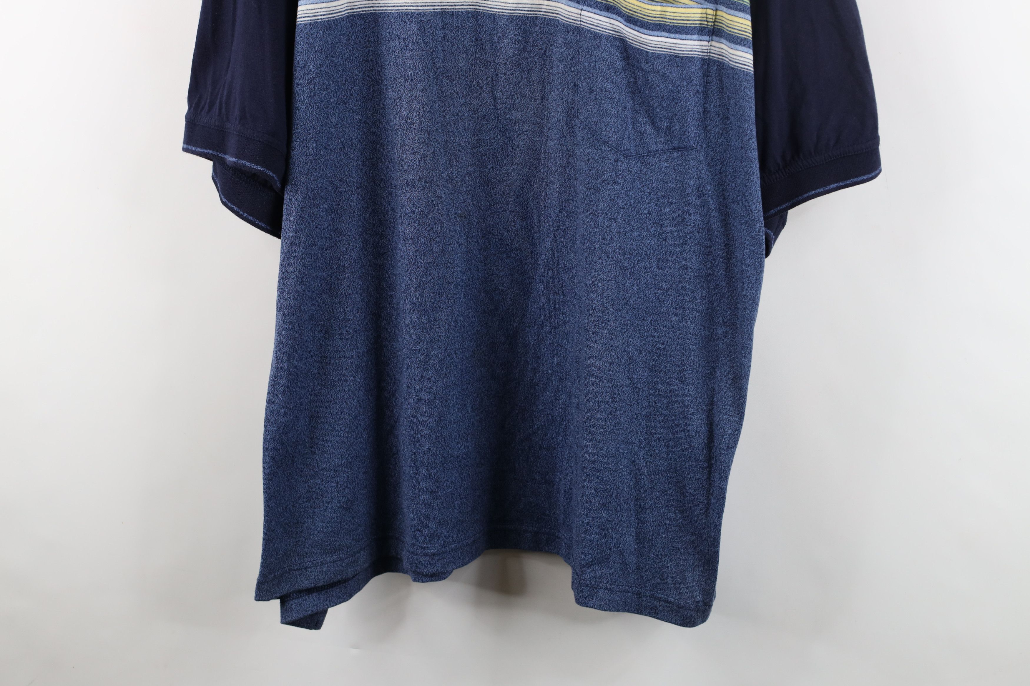 Vintage Vintage 90s Streetwear Striped Knit Collared Golf Polo Shirt Size US XXL / EU 58 / 5 - 3 Thumbnail