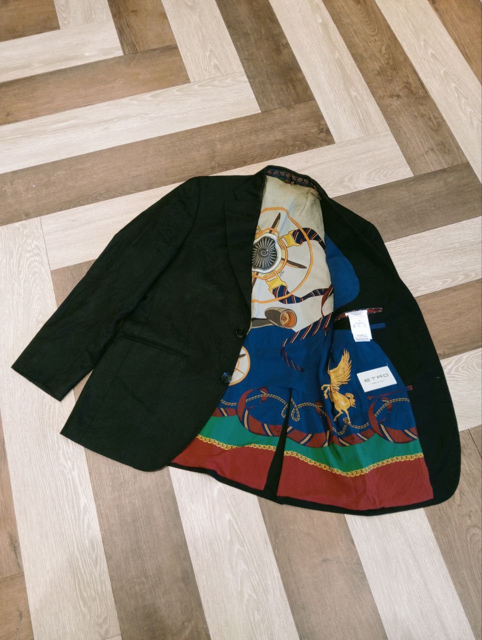 Etro LUXURY ETRO 2 BUTTON PATTERNED PAISLEY BLAZERS Size 48R - 2 Thumbnail