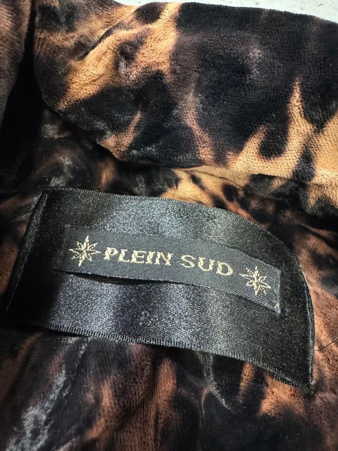 Designer × Vintage Plein Sud Acid Bleached Black Jacket Size S / US 4 / IT 40 - 6 Thumbnail
