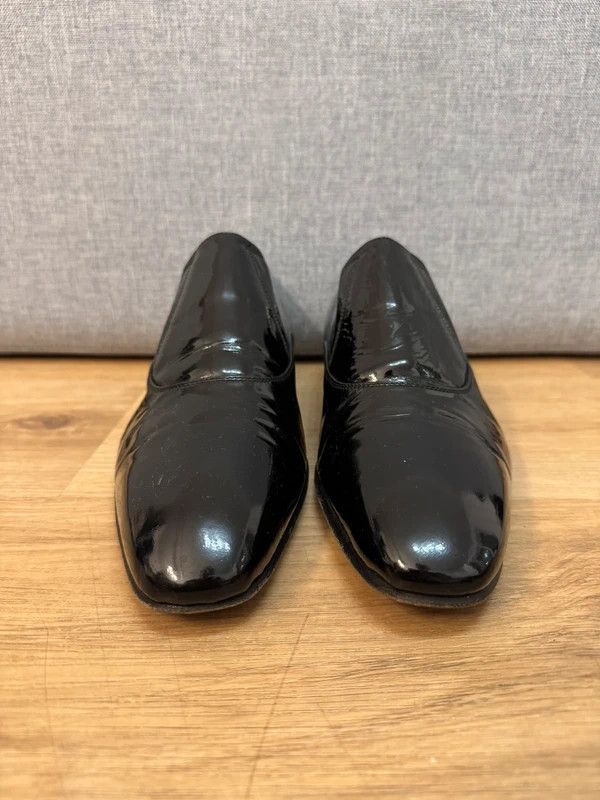 Canali Canali Italy Patent Leather Black Loafers Flats Moccasins 42 Size US 9 / EU 42 - 4 Thumbnail