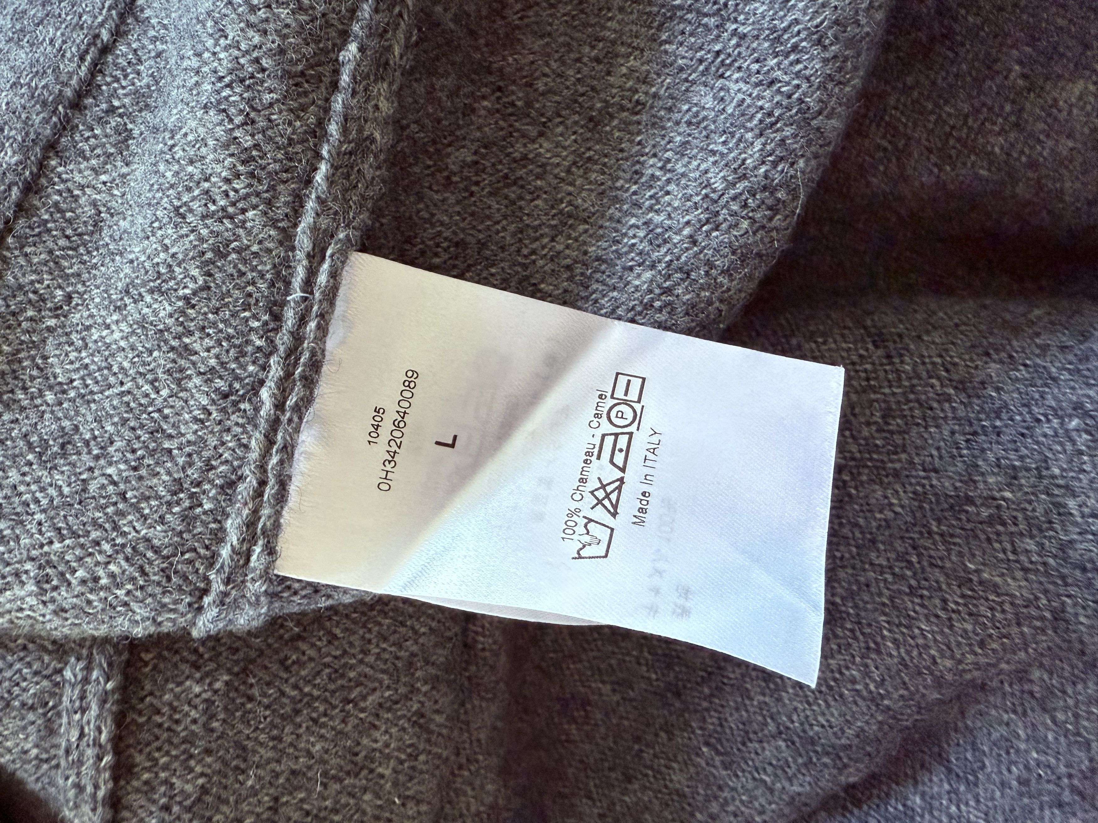 Dior Dior Homme 2010 Camel Hair Cardigan Size US L / EU 52-54 / 3 - 6 Thumbnail