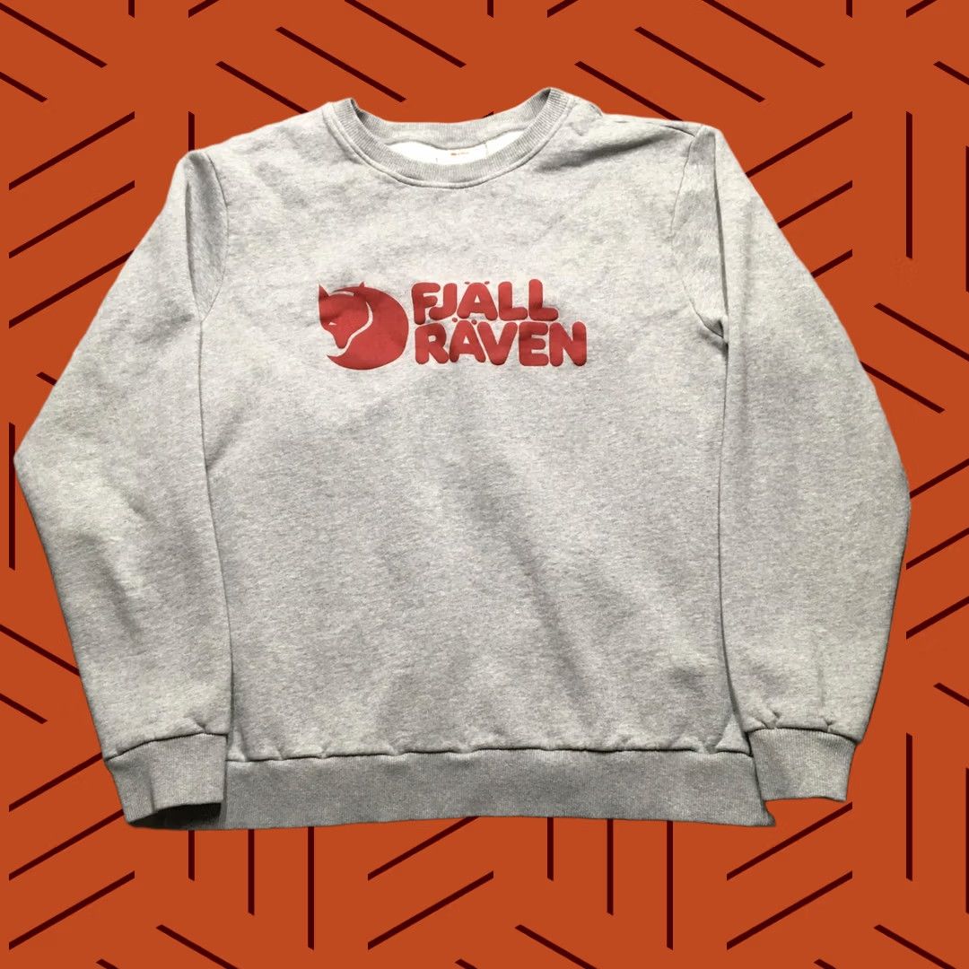 Vintage Fjallraven Sweatshirt Mens L Gray Fleece Pullover Graphic Logo Crewneck Size US L / EU 52-54 / 3 - 1 Thumbnail