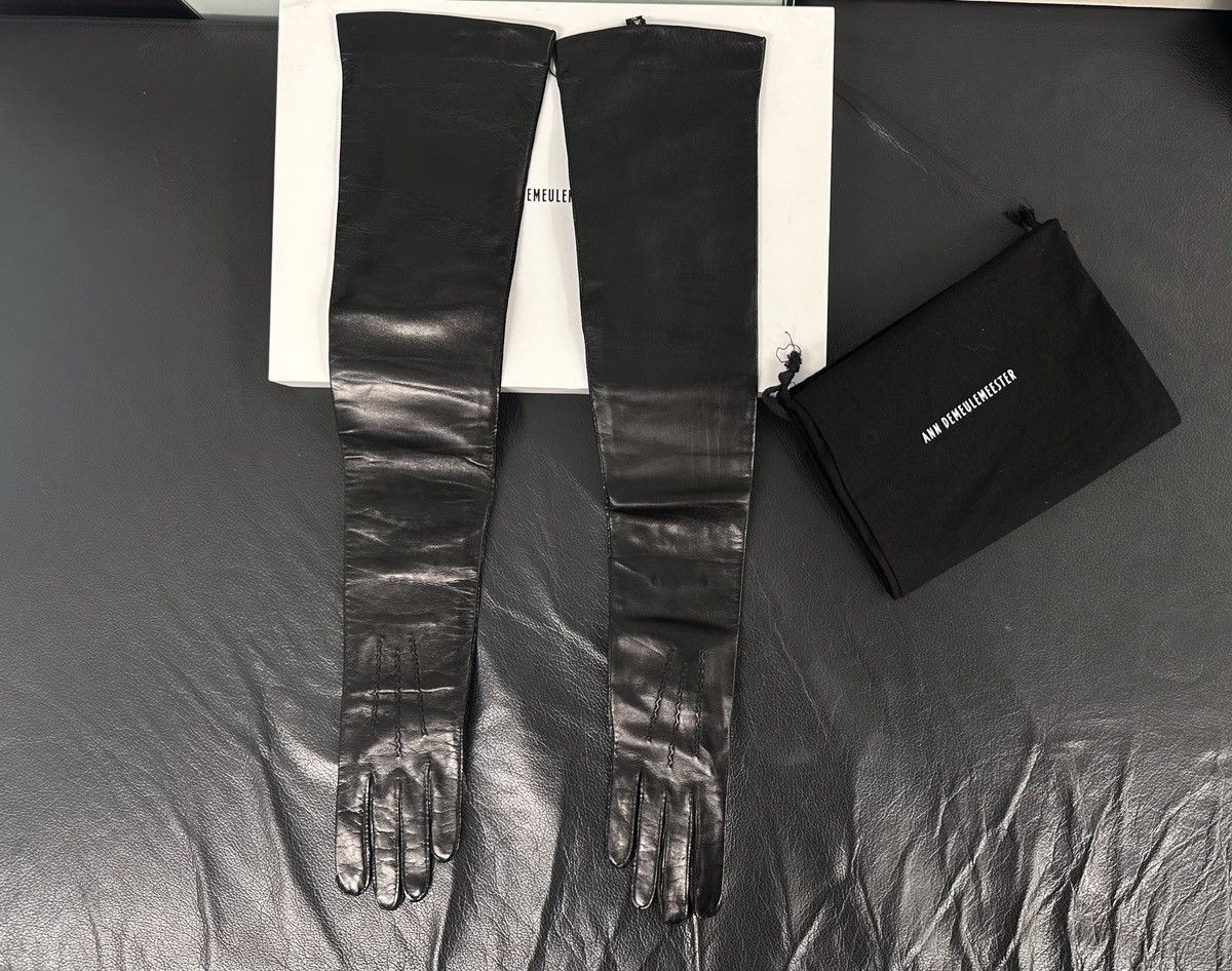 Ann Demeulemeester BNWT! Ann Demeulemeester ladies Leather Joris Gloves Size ONE SIZE - 1 Thumbnail