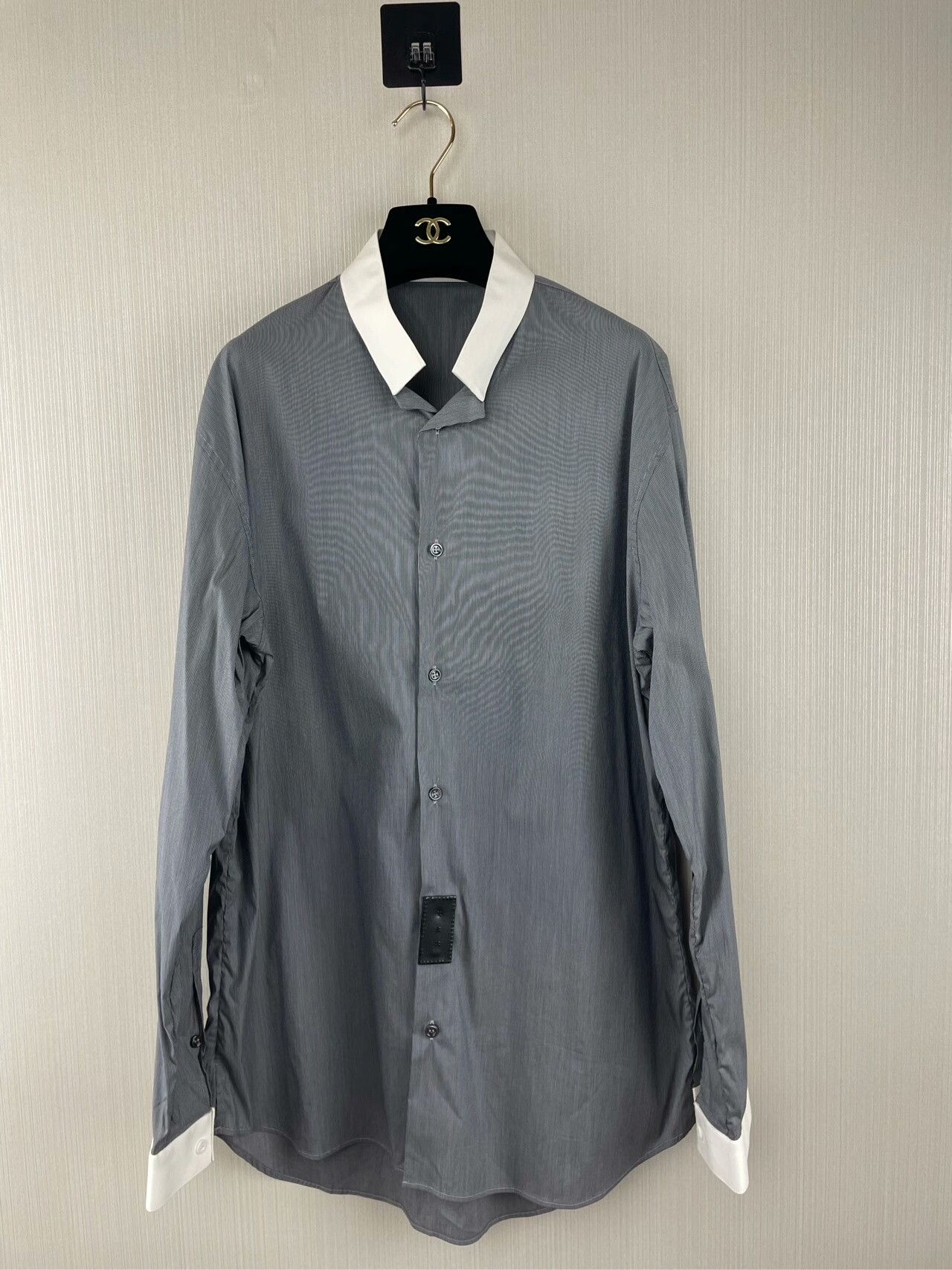 Dior Dior Leather Tag Shirt Size 40 Size US M / EU 48-50 / 2 - 1 Thumbnail