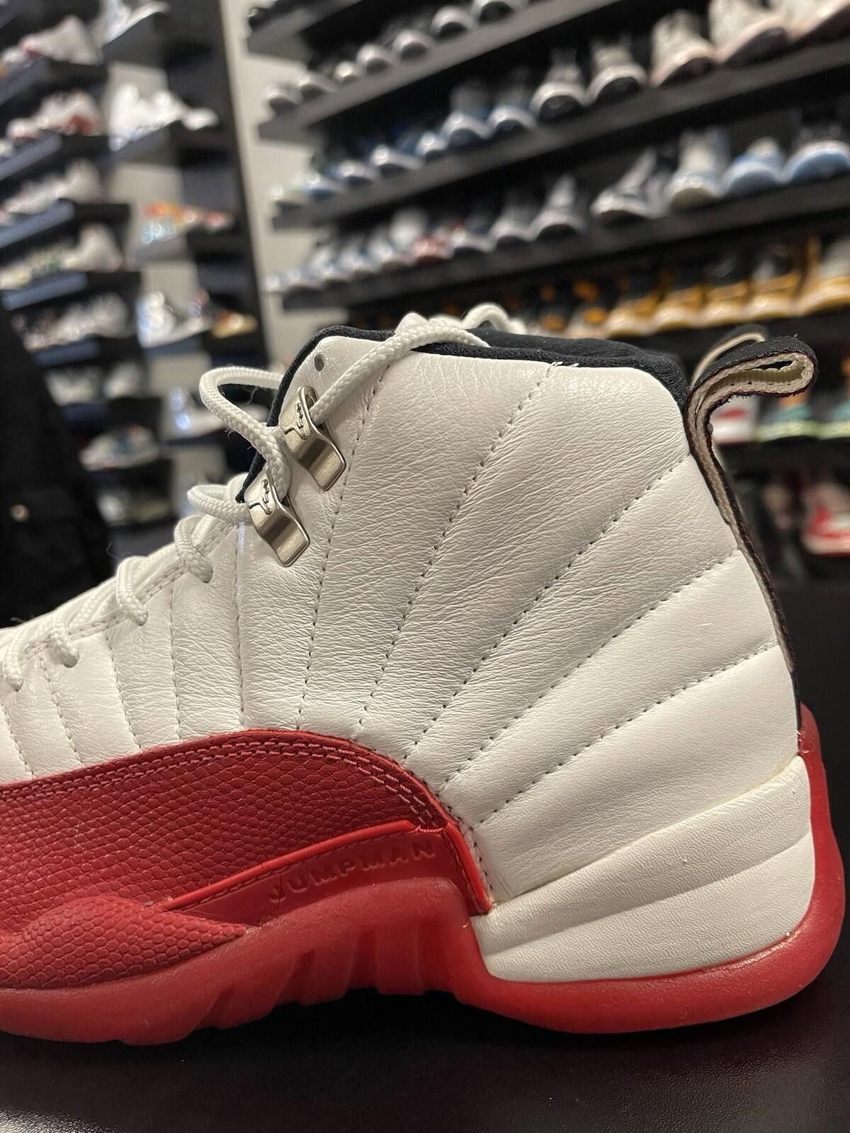 Nike Size 8 - Nike Air Jordan 12 XII OG Cherry 1996 White-Varsity Size US 8 / EU 41 - 5 Thumbnail