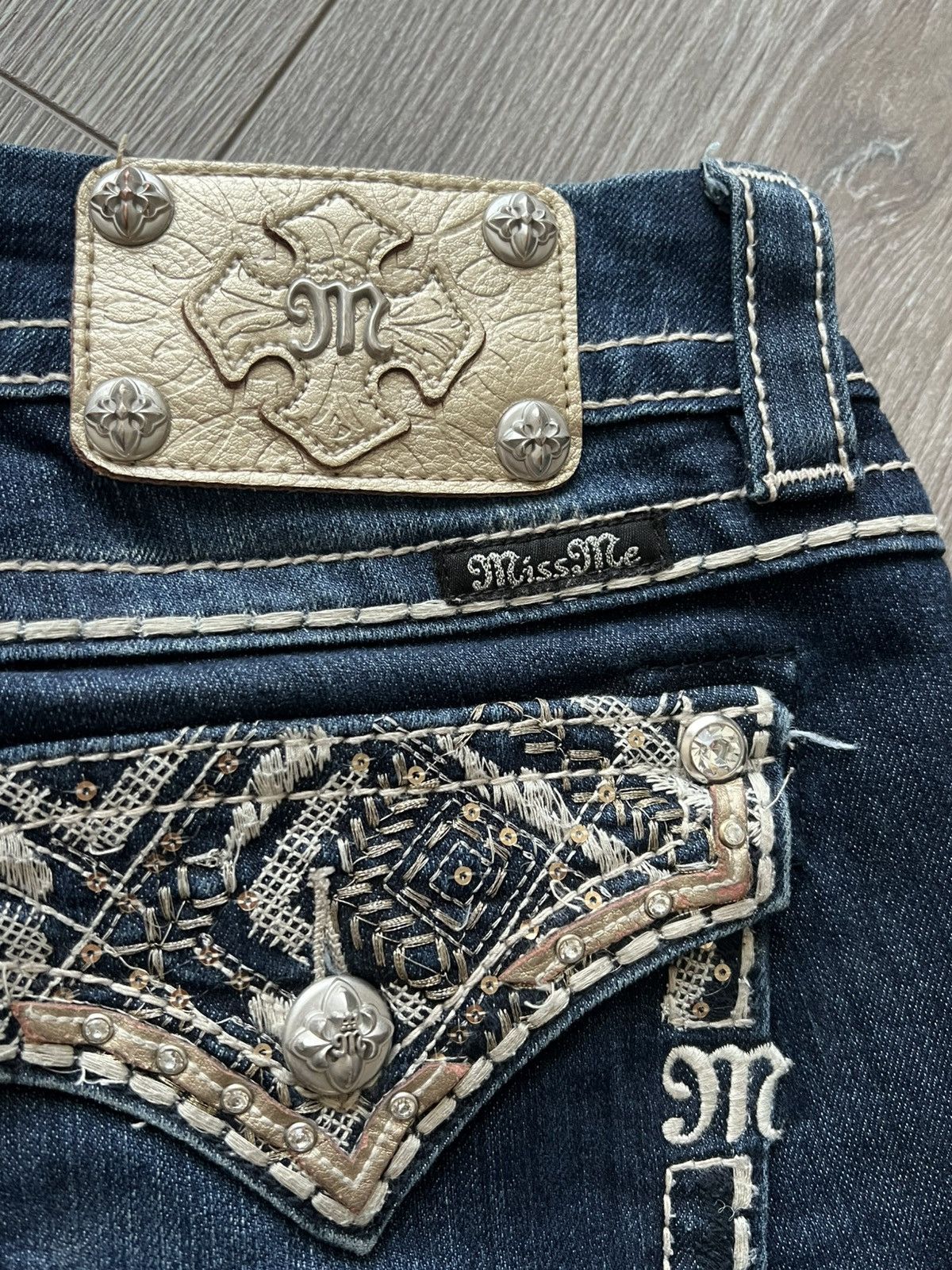 Miss Me Vintage Miss Me Jeans Y2K Skinny Size 29" - 6 Thumbnail