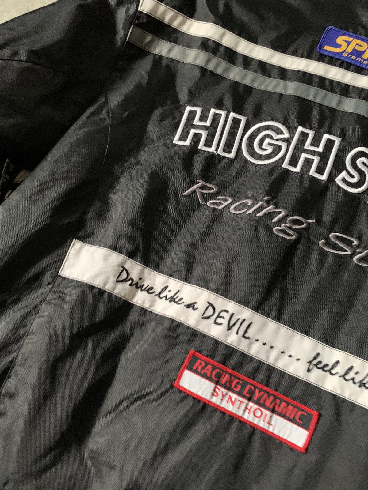 Vintage Vintage Racing jacket high speed black rare Size US L / EU 52-54 / 3 - 12 Thumbnail