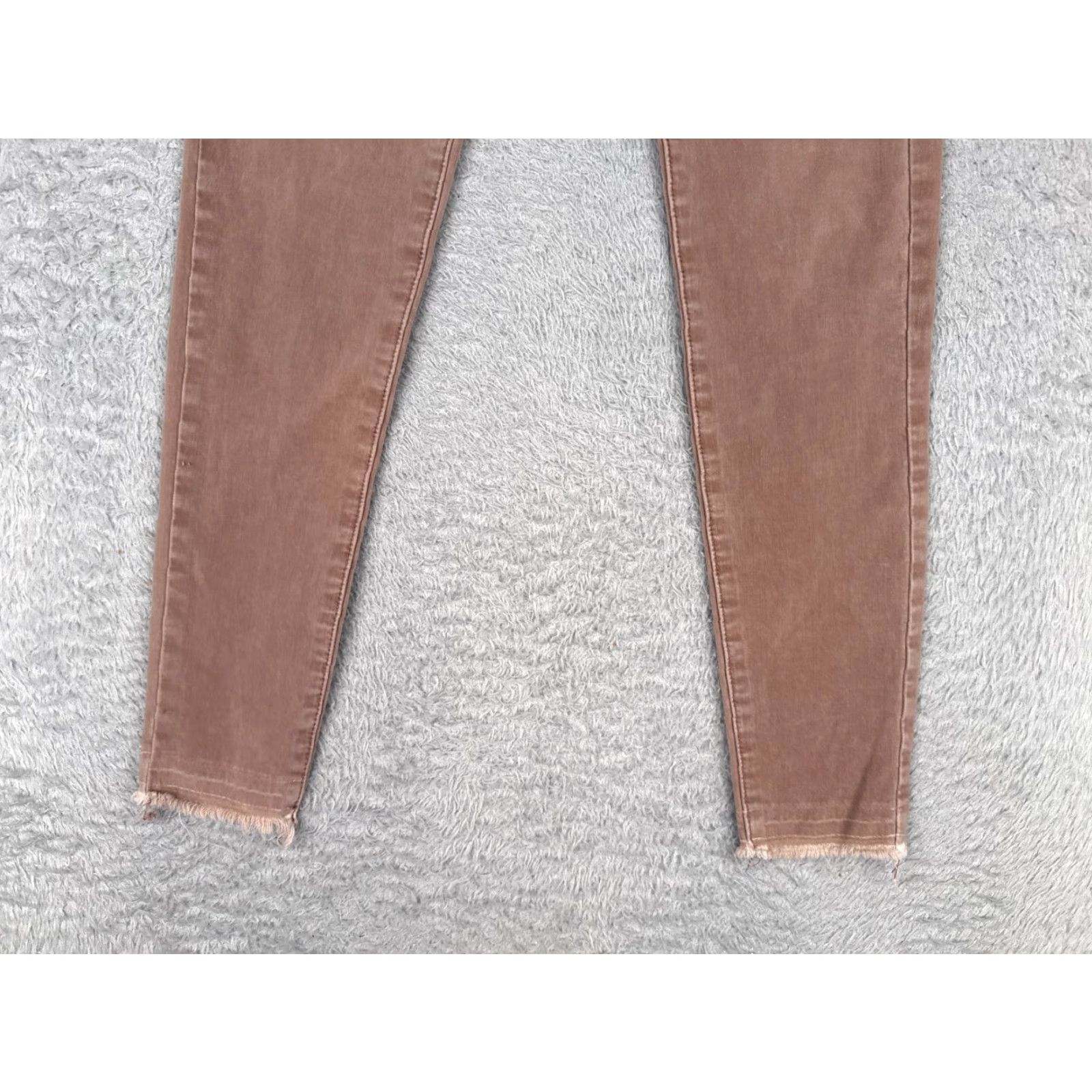 American Eagle Outfitters American Eagle Outfitters Jeans Women 0 Blush Jegging Skinny Raw Hem Stretch 360 Size 25" / US 0 / IT 36 - 2 Thumbnail