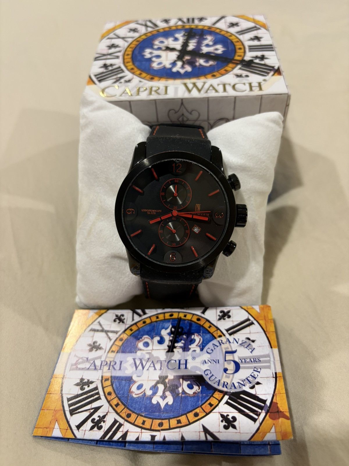 Other Capri Watch Karboncolor red chrono Size 44 - 2 Thumbnail