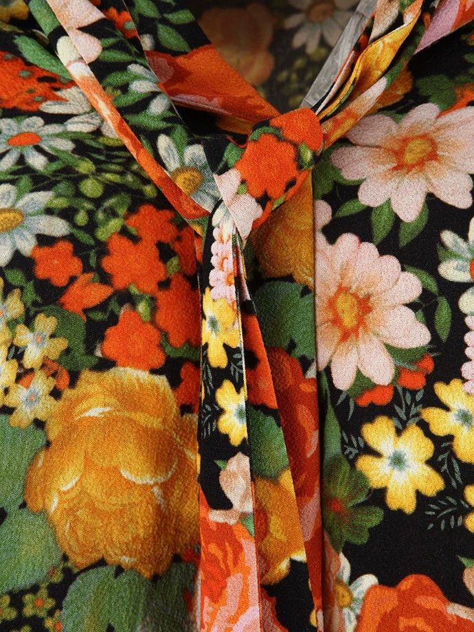 Balenciaga Balenciaga size 36 Flower ruffled shirt Size XS / US 0-2 / IT 36-38 - 4 Thumbnail