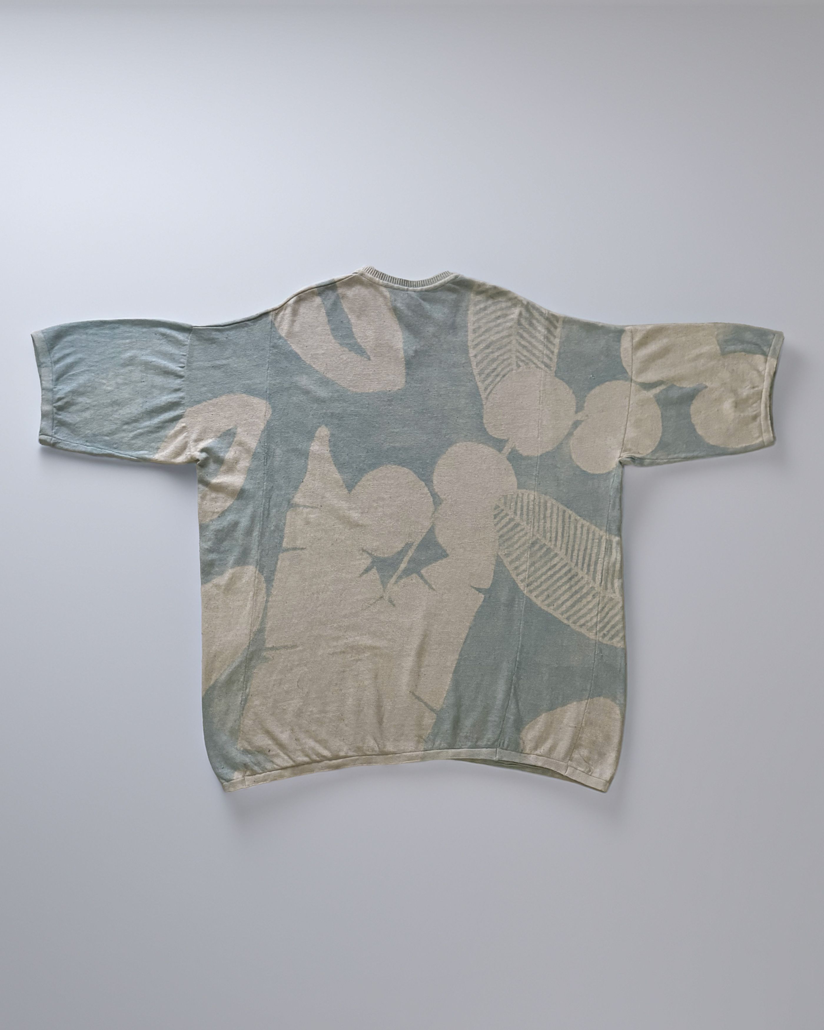 11.11 / eleven eleven Natural Indigo Handwoven Oversized Tunic Size US L / EU 52-54 / 3 - 3 Thumbnail