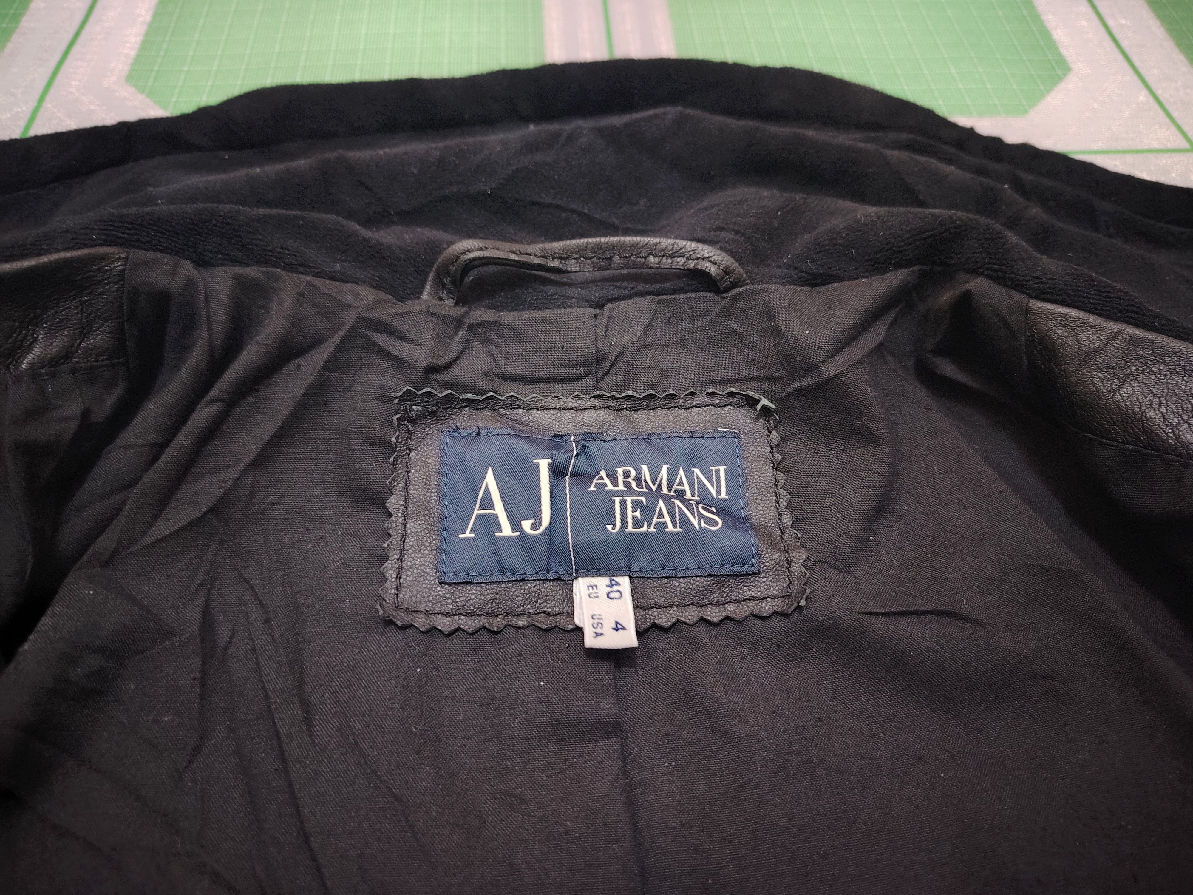 Armani Leather jacket Armani Jeans Size S / US 4 / IT 40 - 5 Thumbnail