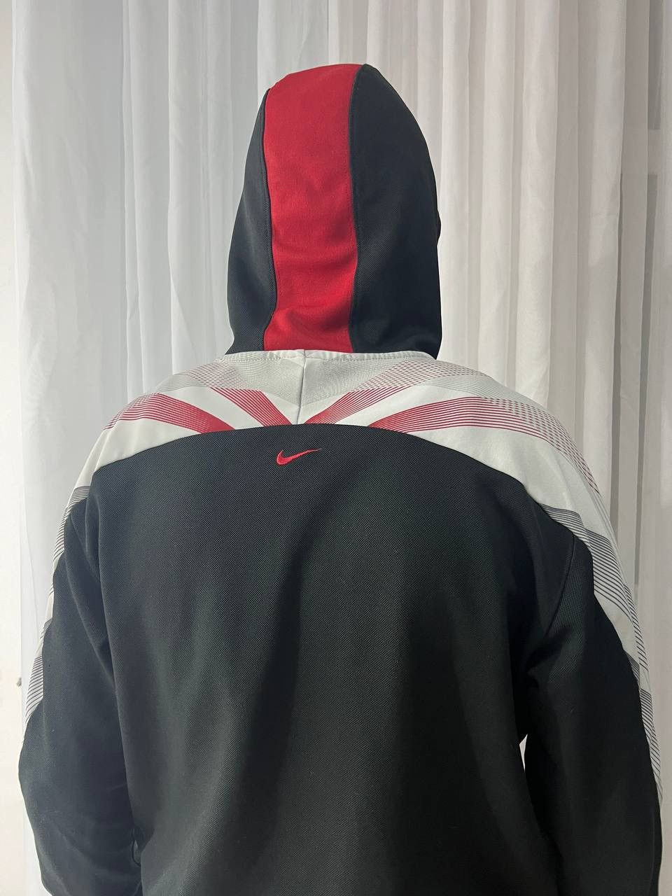 Nike Vintage Nike TN Hoodie 00s Swoosh Drill Size US M / EU 48-50 / 2 - 2 Thumbnail