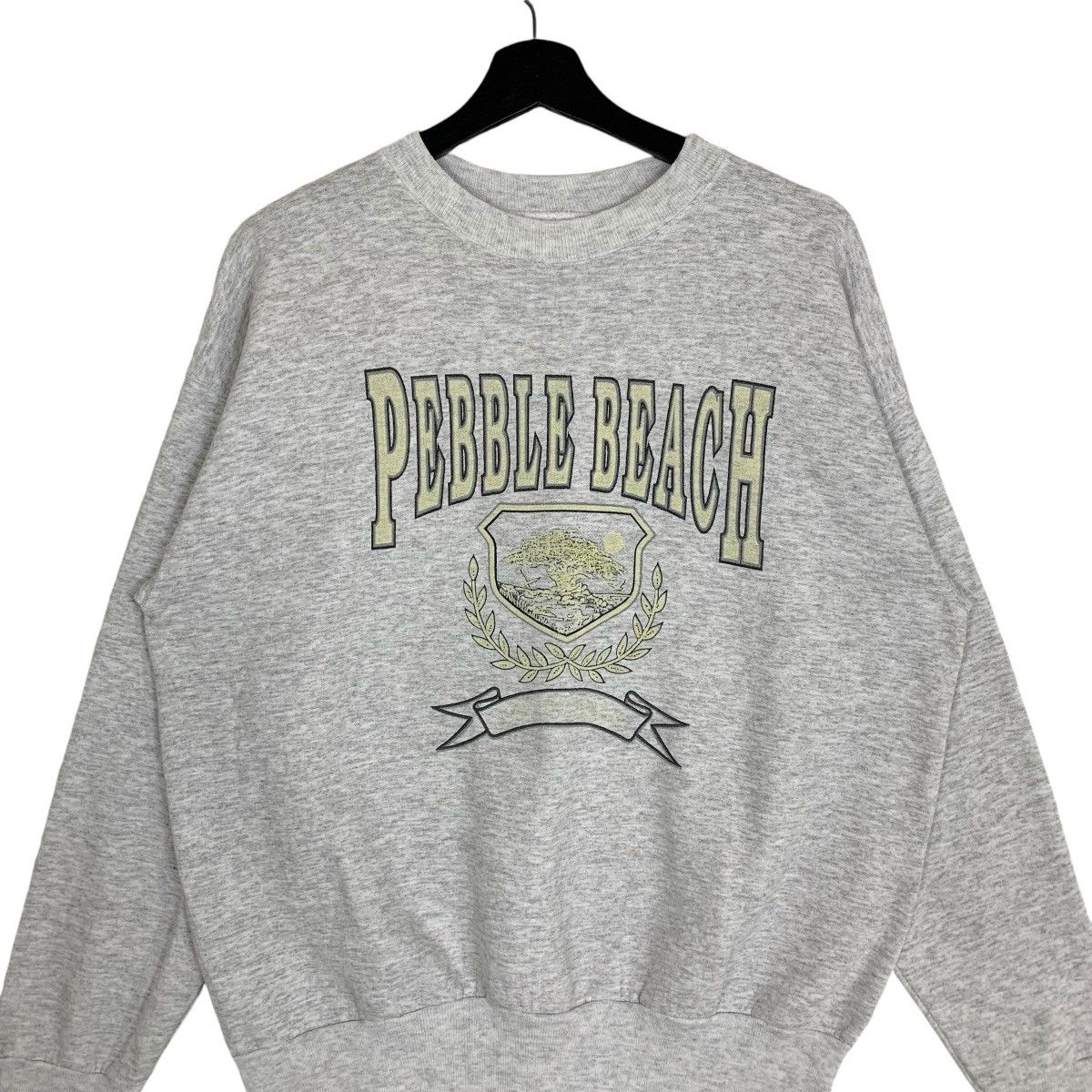 Hanes × Japanese Brand × Vintage Vintage Hanes Comfort Blend Apparel Pebble Beach Sweatshirt Size US M / EU 48-50 / 2 - 2 Thumbnail