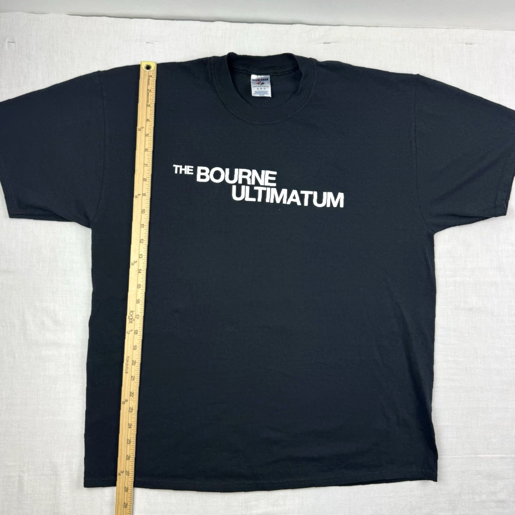 Jerzees VINTAGE JERZEES The Bourne Ultimatum Movie T-Shirt Adult XL Black 2007 Y2K Mens Size US XL / EU 56 / 4 - 4 Thumbnail
