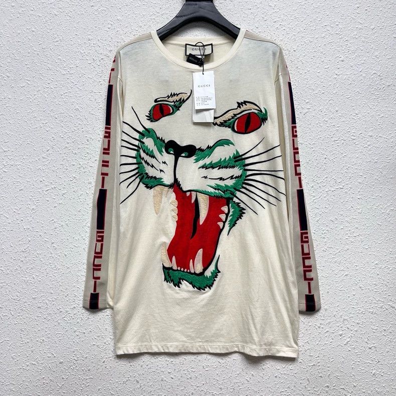 Gucci Gucci Tiger embroidery string label long sleeves 2502-Nexta Size US XS / EU 42 / 0 - 1 Thumbnail