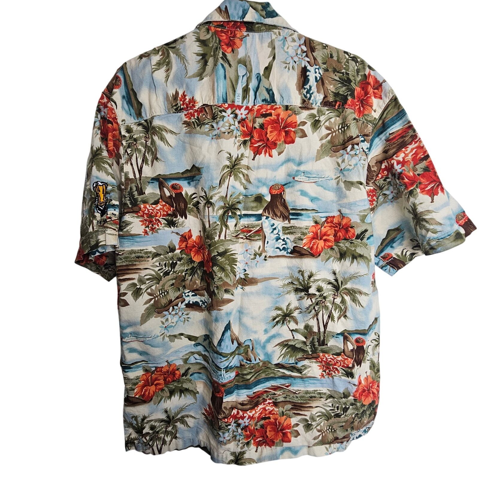 Vintage Vintage Gordon Biersch Mens Tropical Hawaiian Shirt Sz L Size US L / EU 52-54 / 3 - 11 Thumbnail