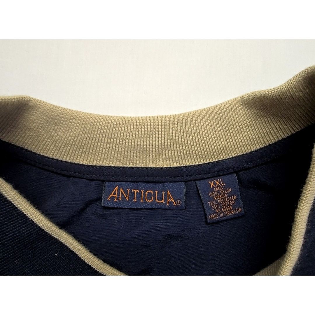 Antigua Antigua Italian Azzarelli Blue Golf Sweatshirt Windbreaker Size US XXL / EU 58 / 5 - 6 Thumbnail
