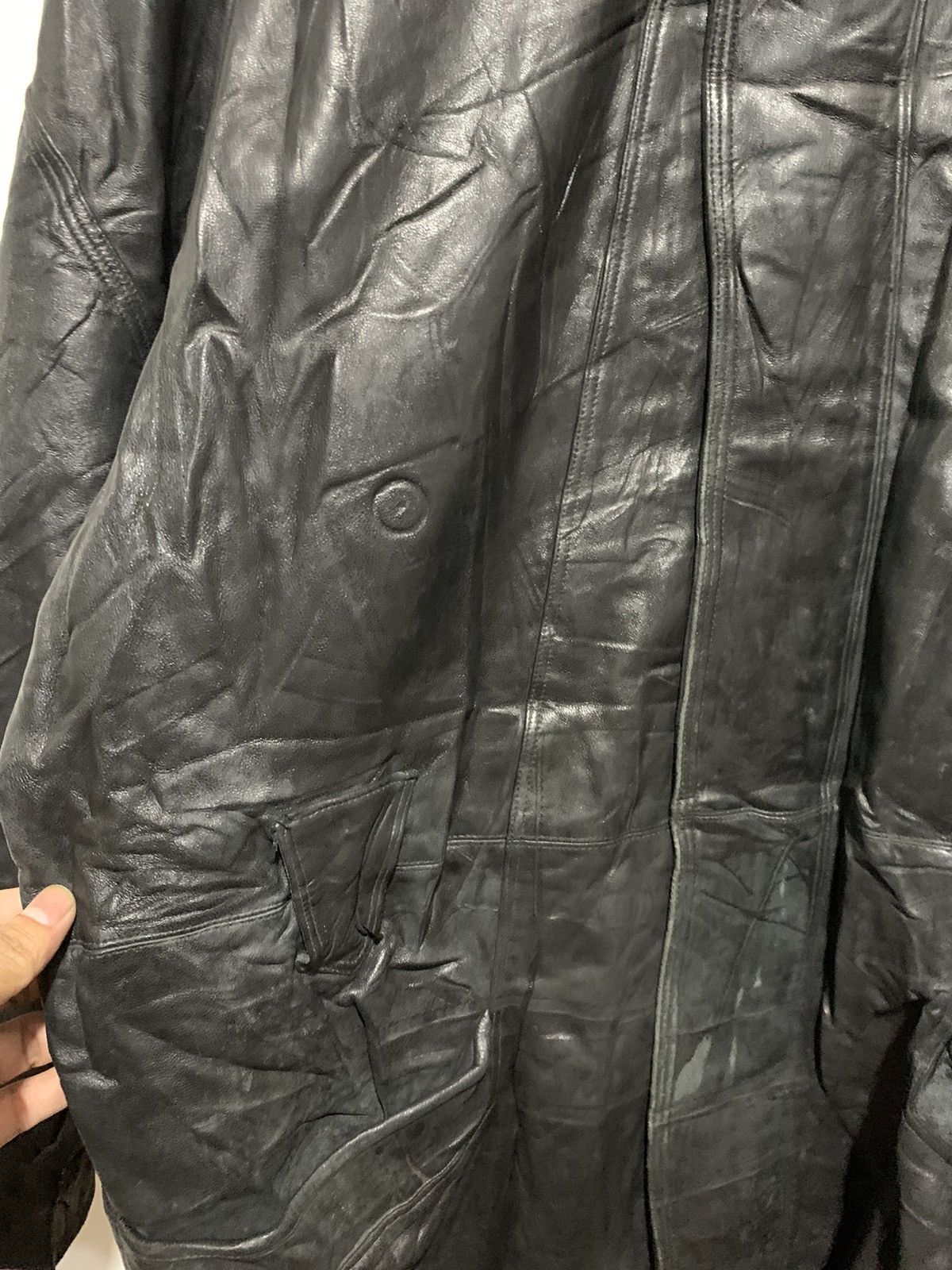 Marc Buchanan 💸BINDINGOFFER💸Pelle pelle leather jacket Size US XXL / EU 58 / 5 - 8 Thumbnail