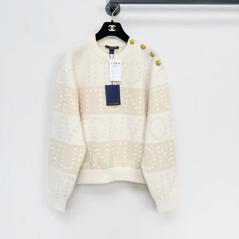 Louis Vuitton Louis Vuitton Color Block Women's Knit Sweater 0089 Size S / US 4 / IT 40 - 1 Thumbnail