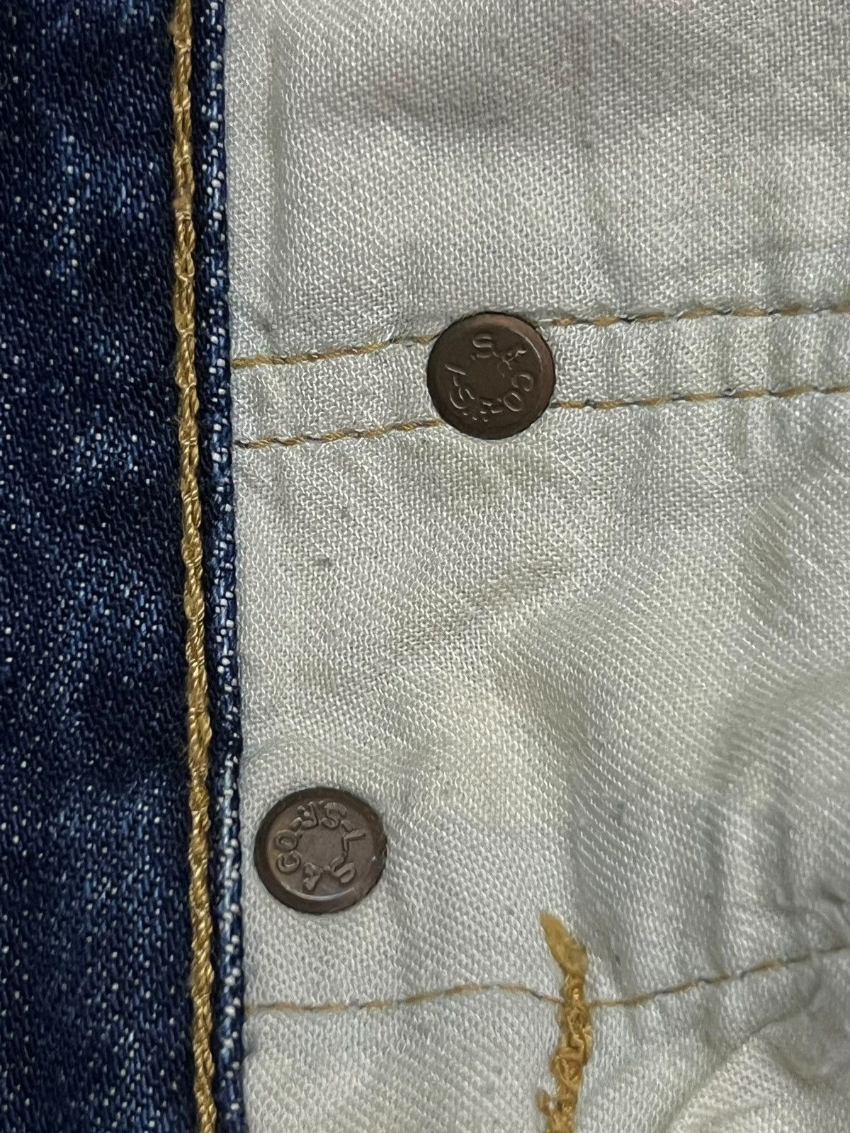 Levi's Vintage Levi’s Lot 501 Original Button Jeans - Japan Market Size US 35 - 12 Thumbnail